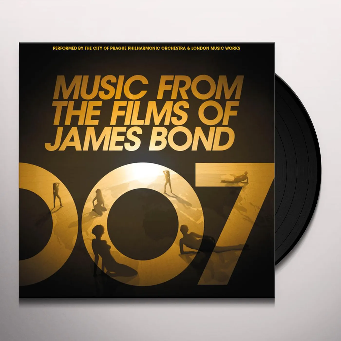 The City of Prague Philharmonic Orchestra MUSIC FROM THE FILMS OF JAMES BOND (GOLD VINYL) Vinyl Record