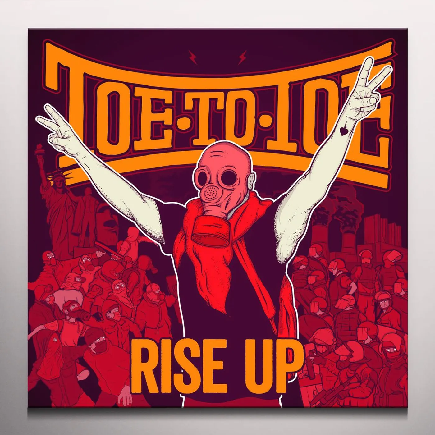 Toe To Toe RISE UP (LIM ORANGE VINYL) Vinyl Record
