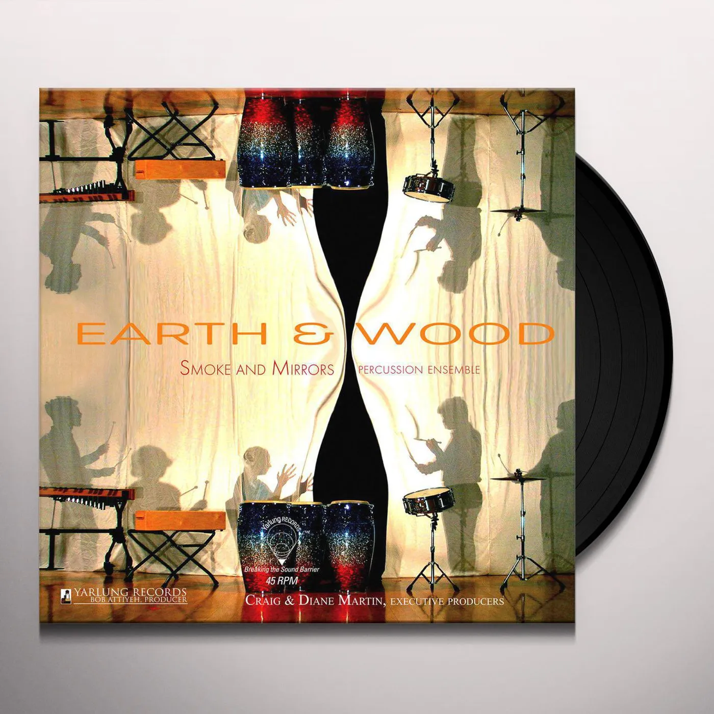 Smoke and Mirrors Percussion Ensemble EARTH & WOOD (180G) Vinyl Record