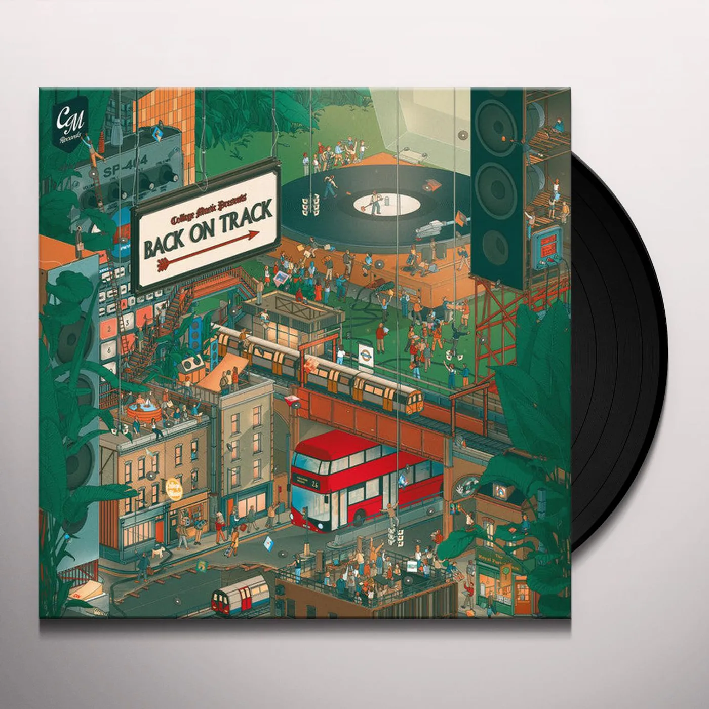 COLLEGE MUSIC PRESENTS: BACK ON TRACK / VARIOUS Vinyl Record