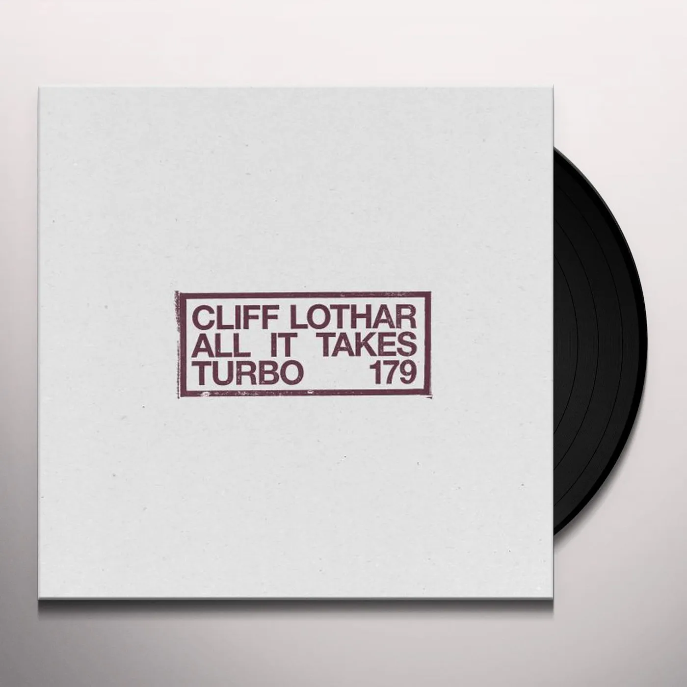 Cliff Lothar All It Takes Vinyl Record
