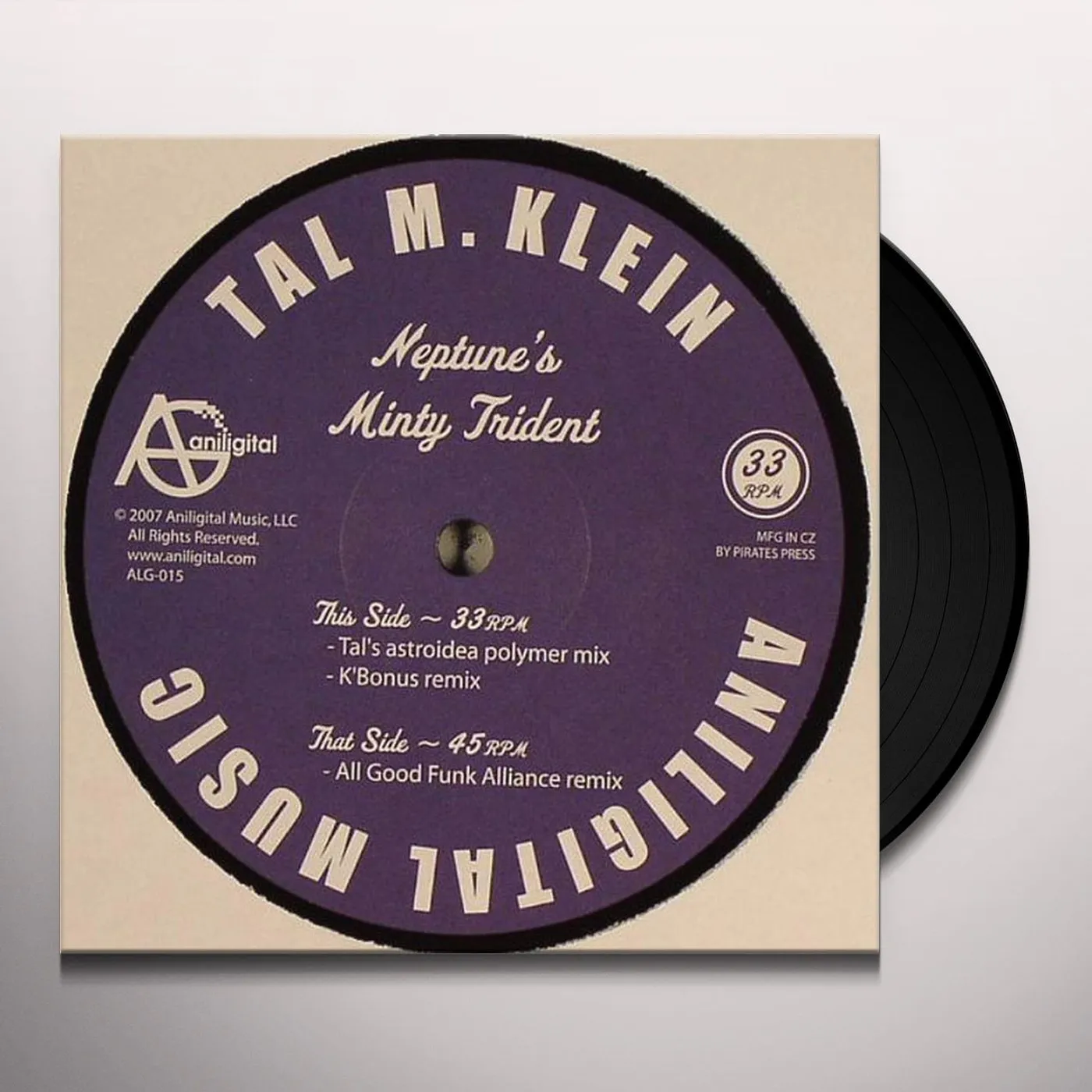 Tal M. Klein NEPTUNE'S MINTY TRIDENT Vinyl Record