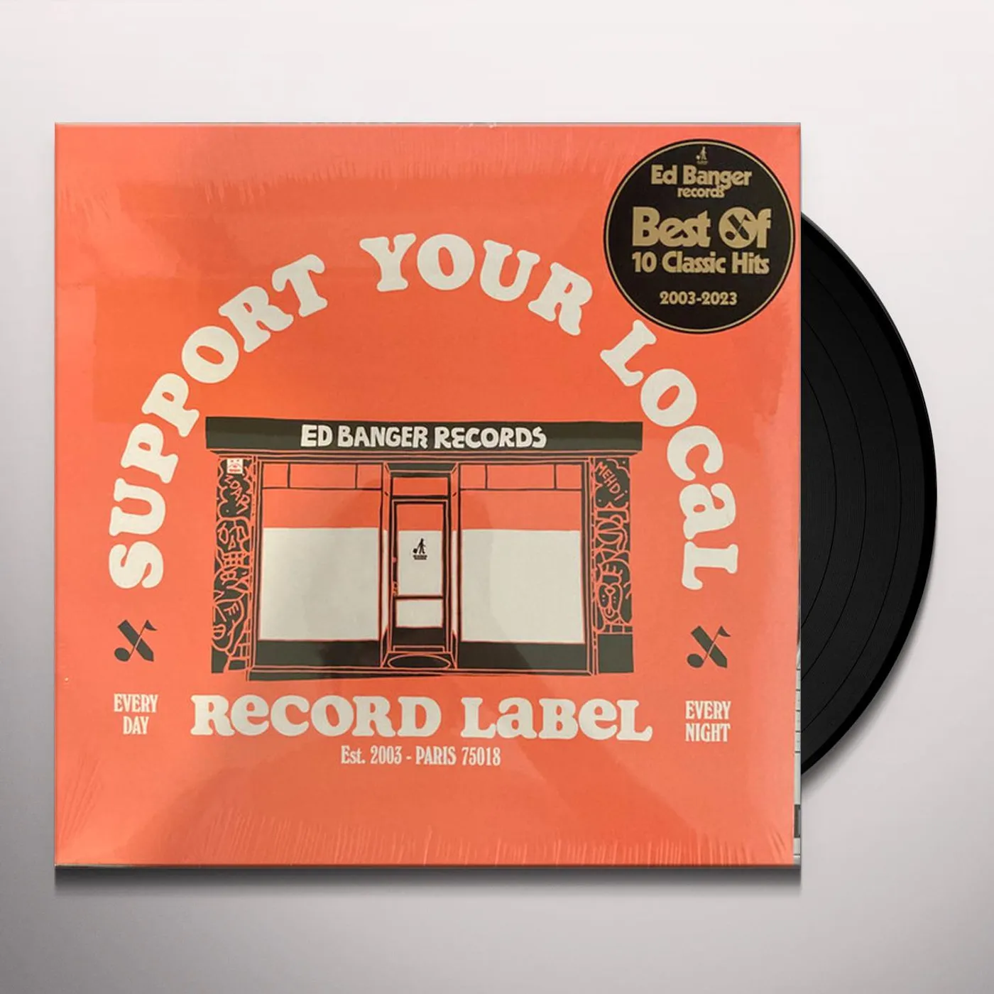 Various Artists  SUPPORT YOUR LOCAL RECORD LABEL (BEST OF ED BANGER RECORDS) Vinyl Record