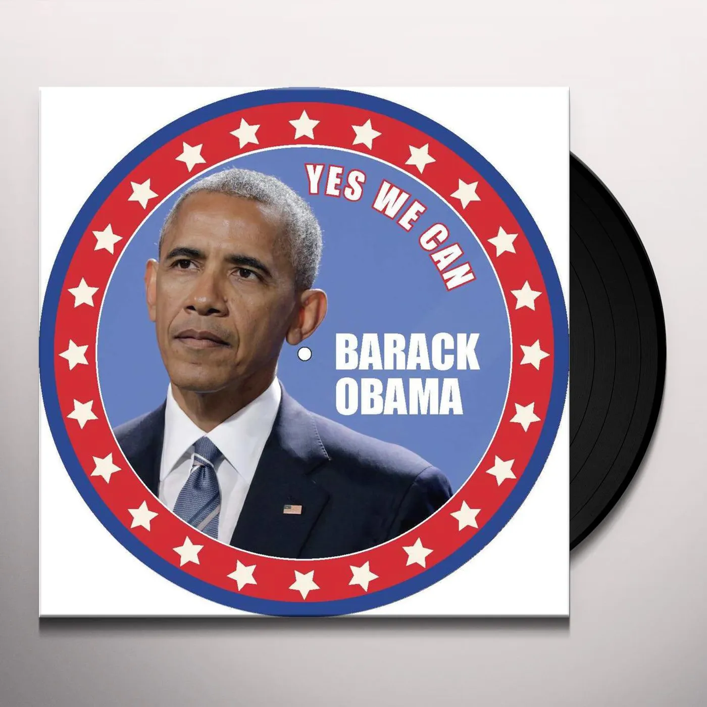 Barack Obama Yes We Can Vinyl Record