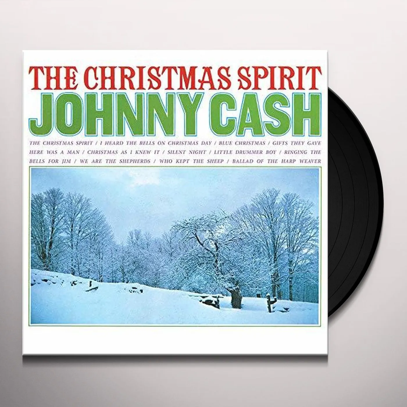 Johnny Cash Christmas Vinyl Record