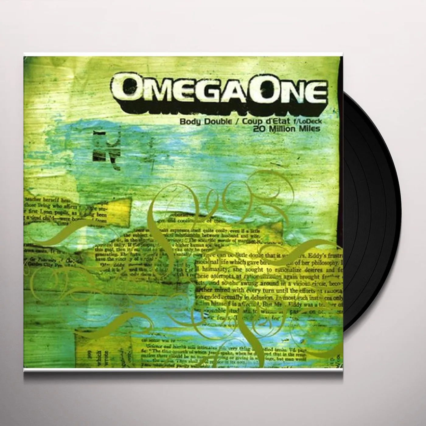 Omega One BODY DOUBLE / COUP D'ETAT Vinyl Record