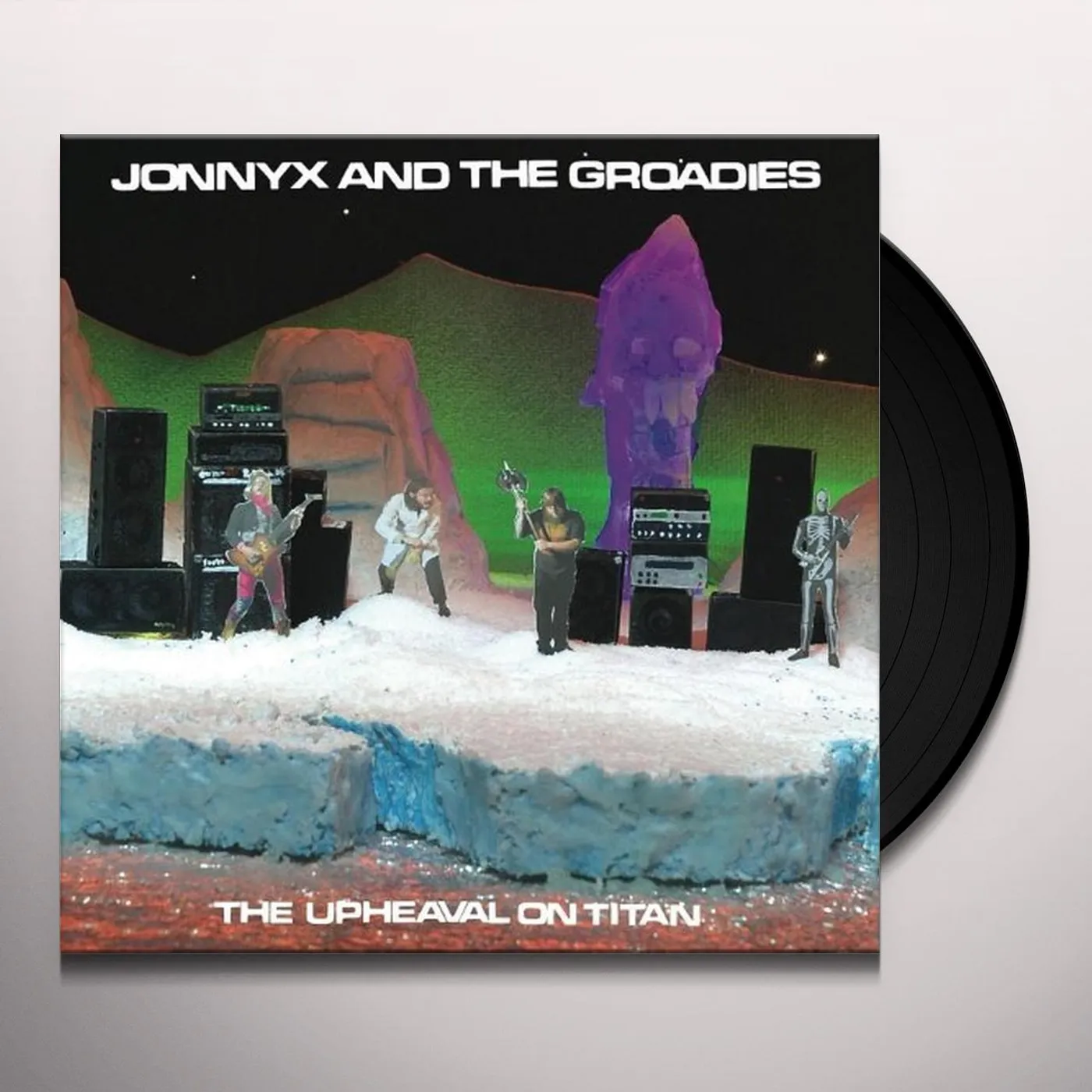 Jonnyx and the Groadies UPHEAVAL ON TITAN Vinyl Record