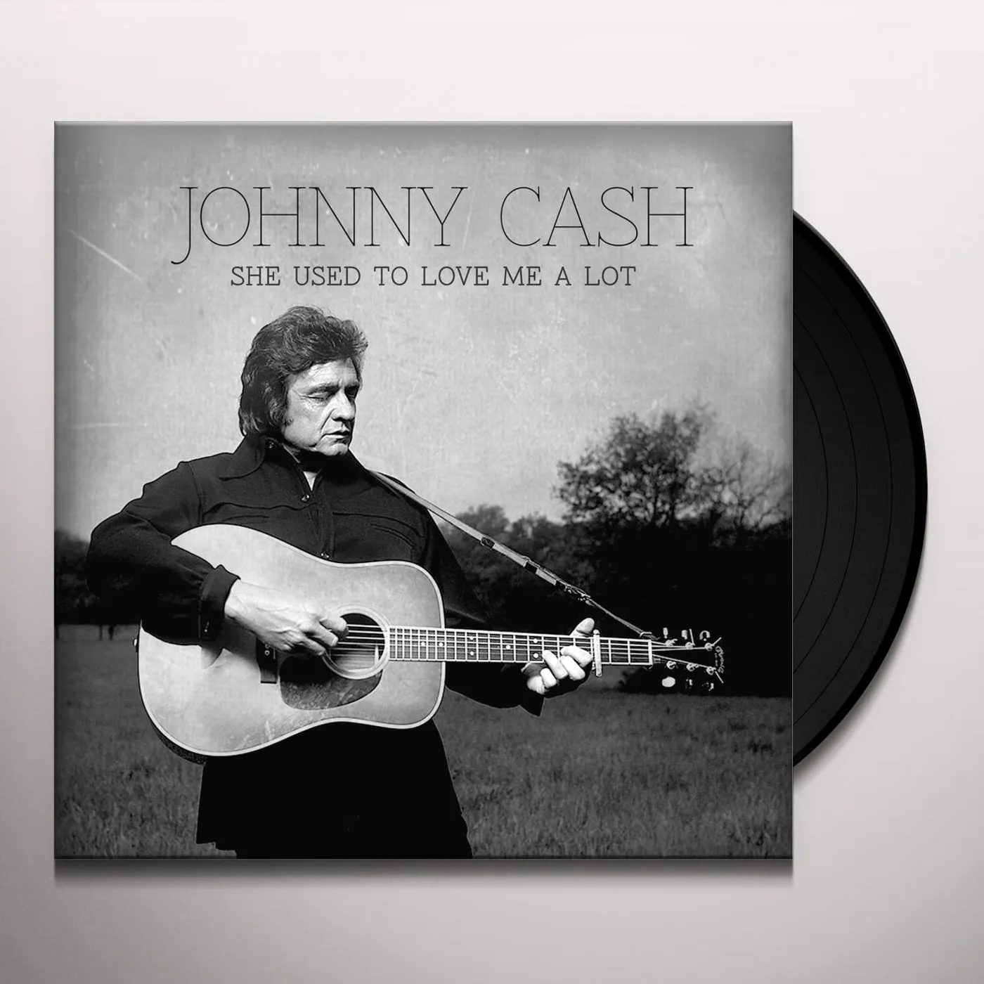 Johnny Cash SHE USED TO LOVE ME A LOT Vinyl Record