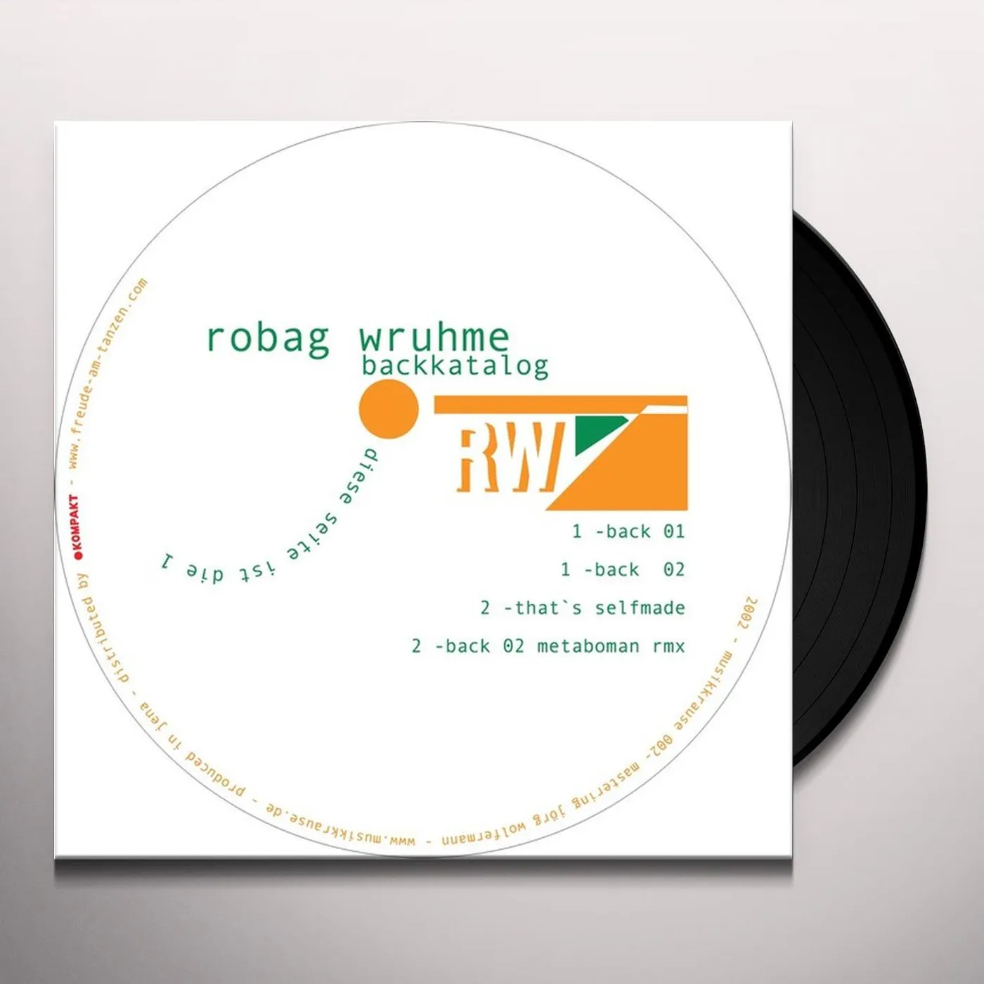 Robag Wruhme Backkatalog Vinyl Record