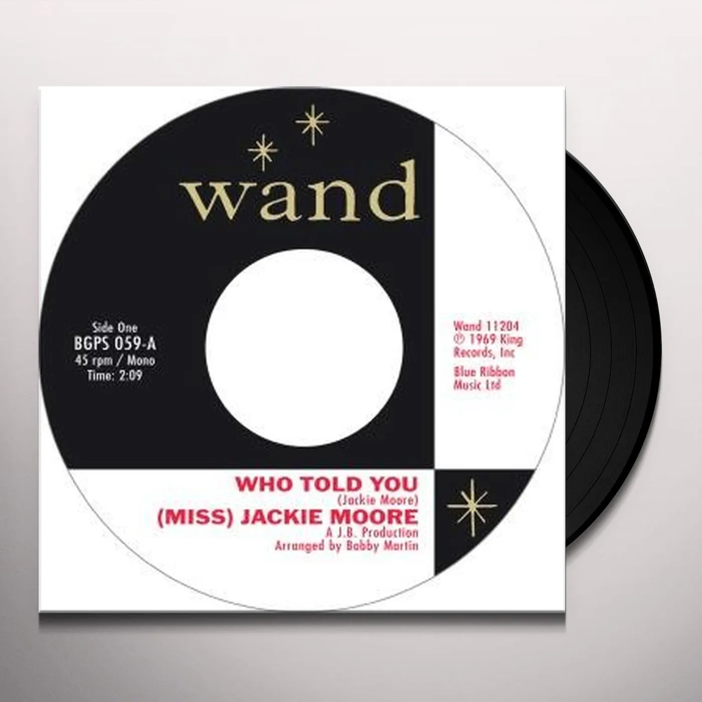 Jackie Moore WHO TOLD YOU / SAME CHANGE Vinyl Record
