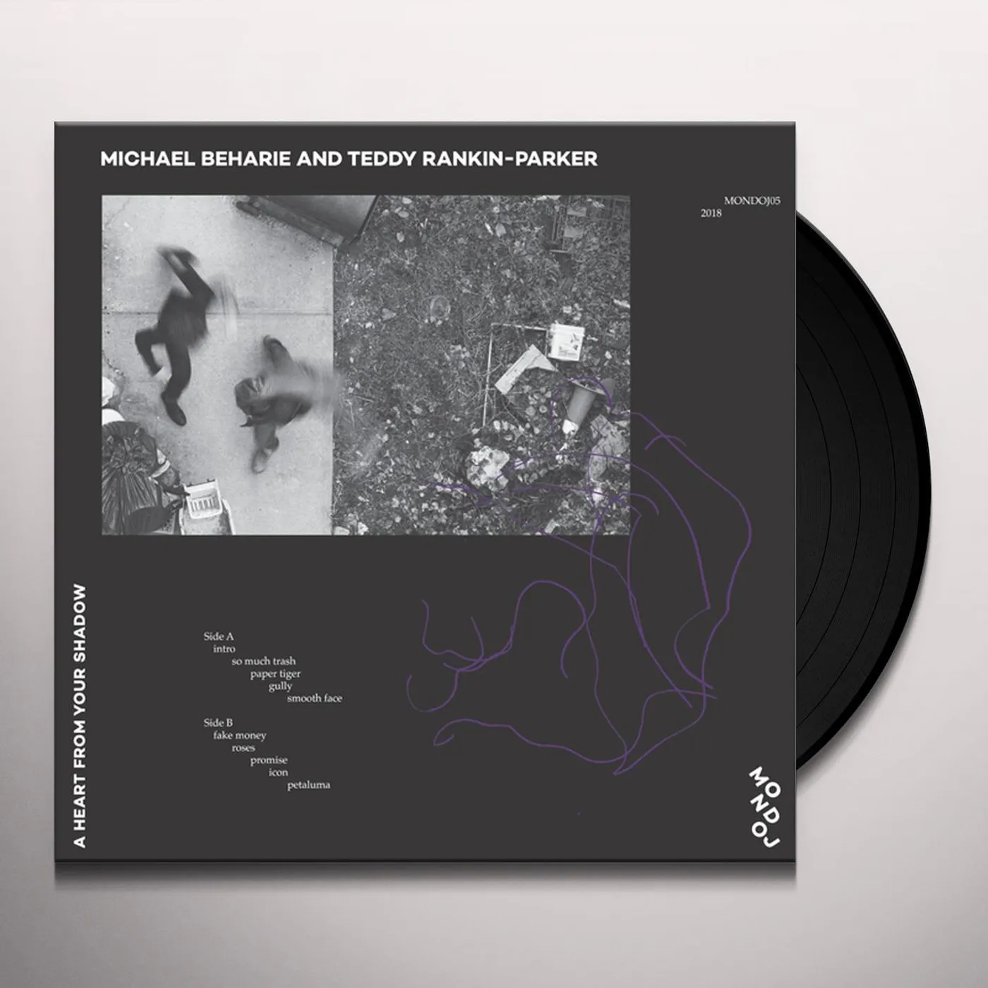 Michael Beharie / Teddy Rankin Parker HEART FROM YOUR SHADOW Vinyl Record