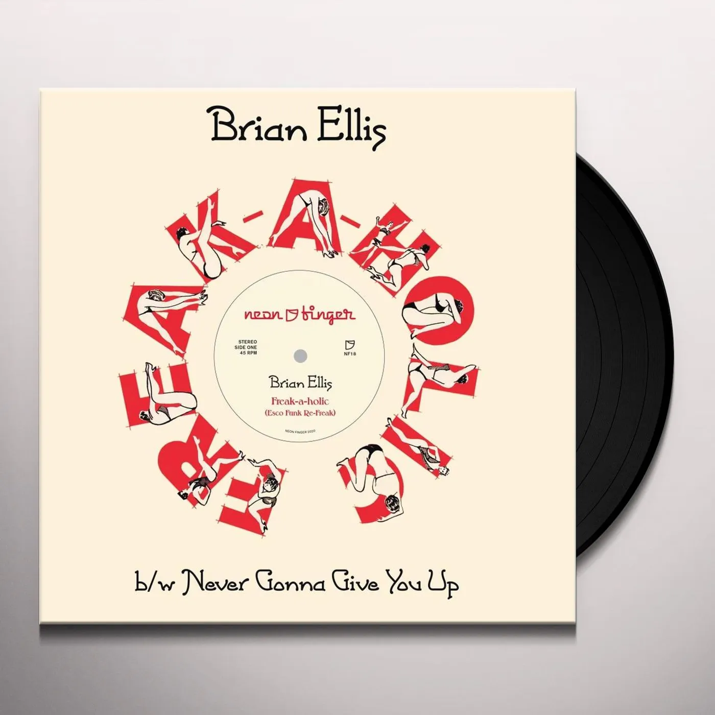 Brian Ellis FREAK-A-HOLIC Vinyl Record
