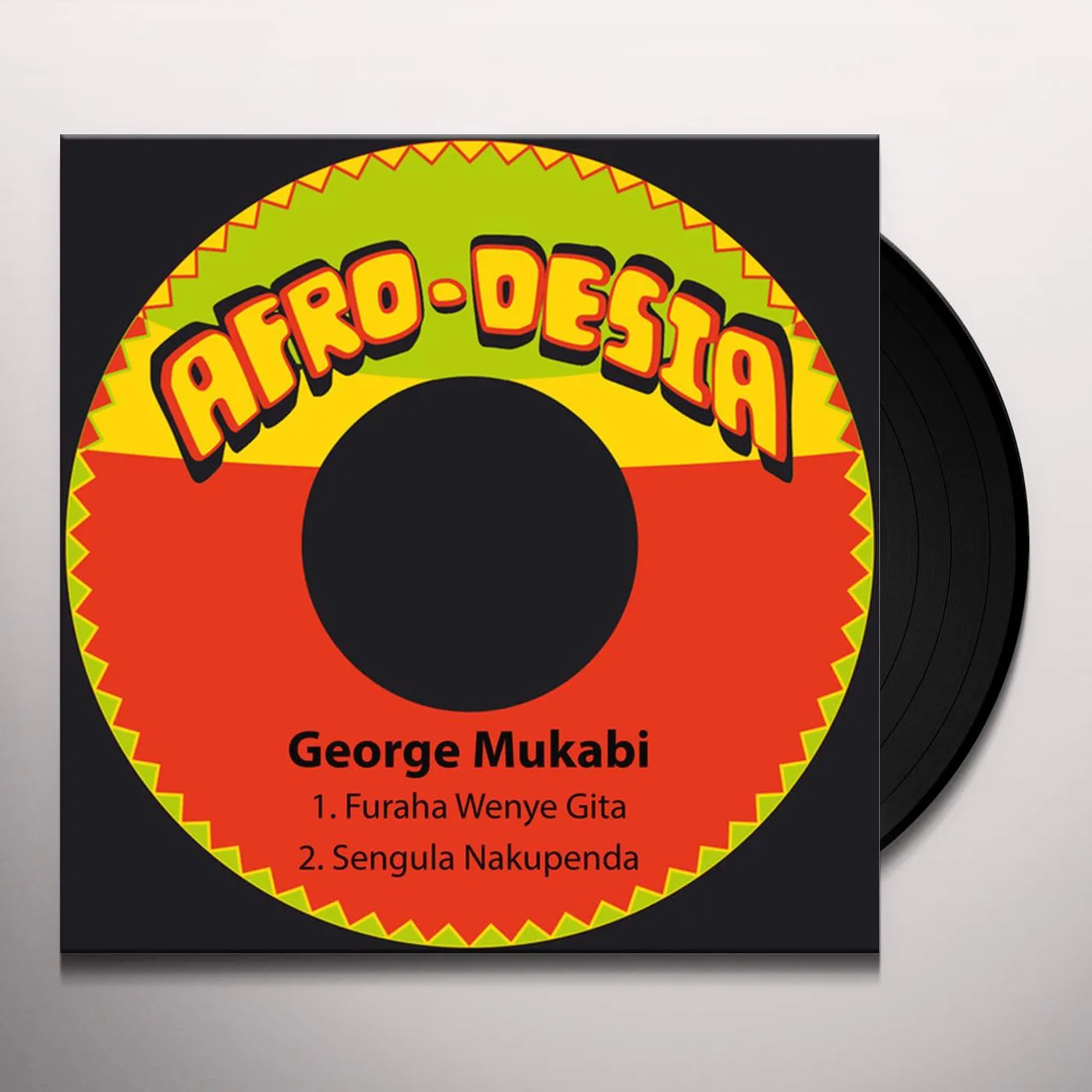George Mukabi Furaha Wenye Gita Vinyl Record
