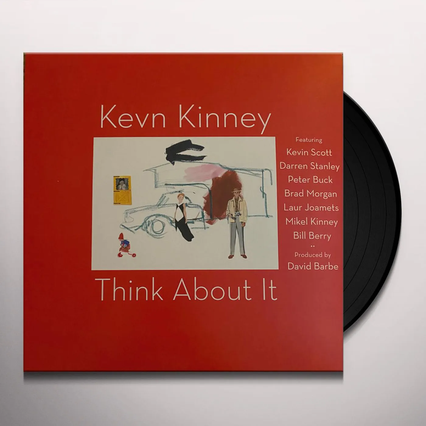 Kevn Kinney THINK ABOUT IT Vinyl Record