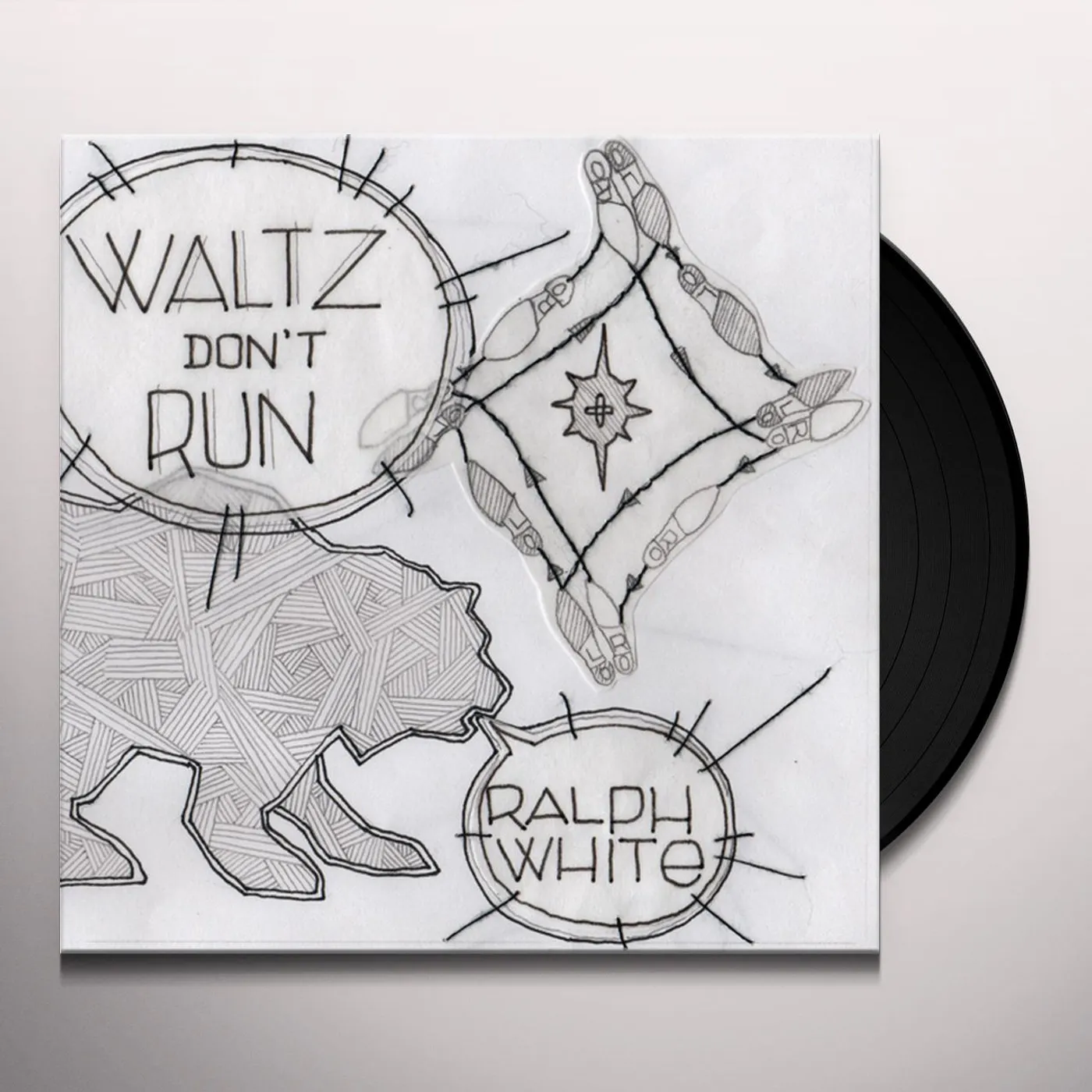 Ralph White WALTZ DONT RUN Vinyl Record