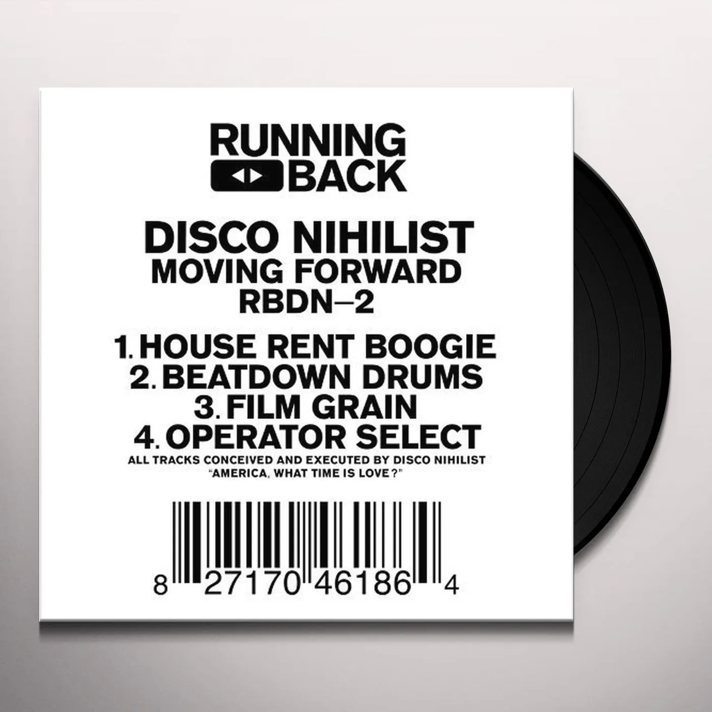 Disco Nihilist Moving Forward Vinyl Record