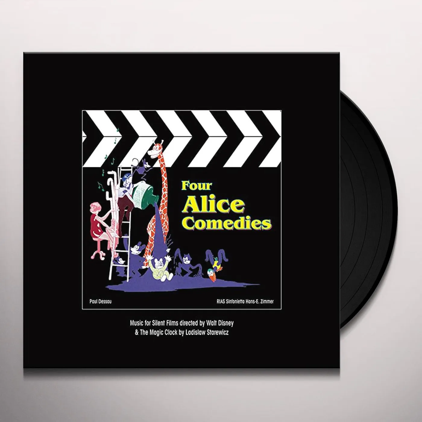 Paul Dessau / Hanes E. Zimmer / Rias Sinfonietta FOUR ALICE COMEDIES MUSIC WRITTEN FOR WALT DISNEY Vinyl Record
