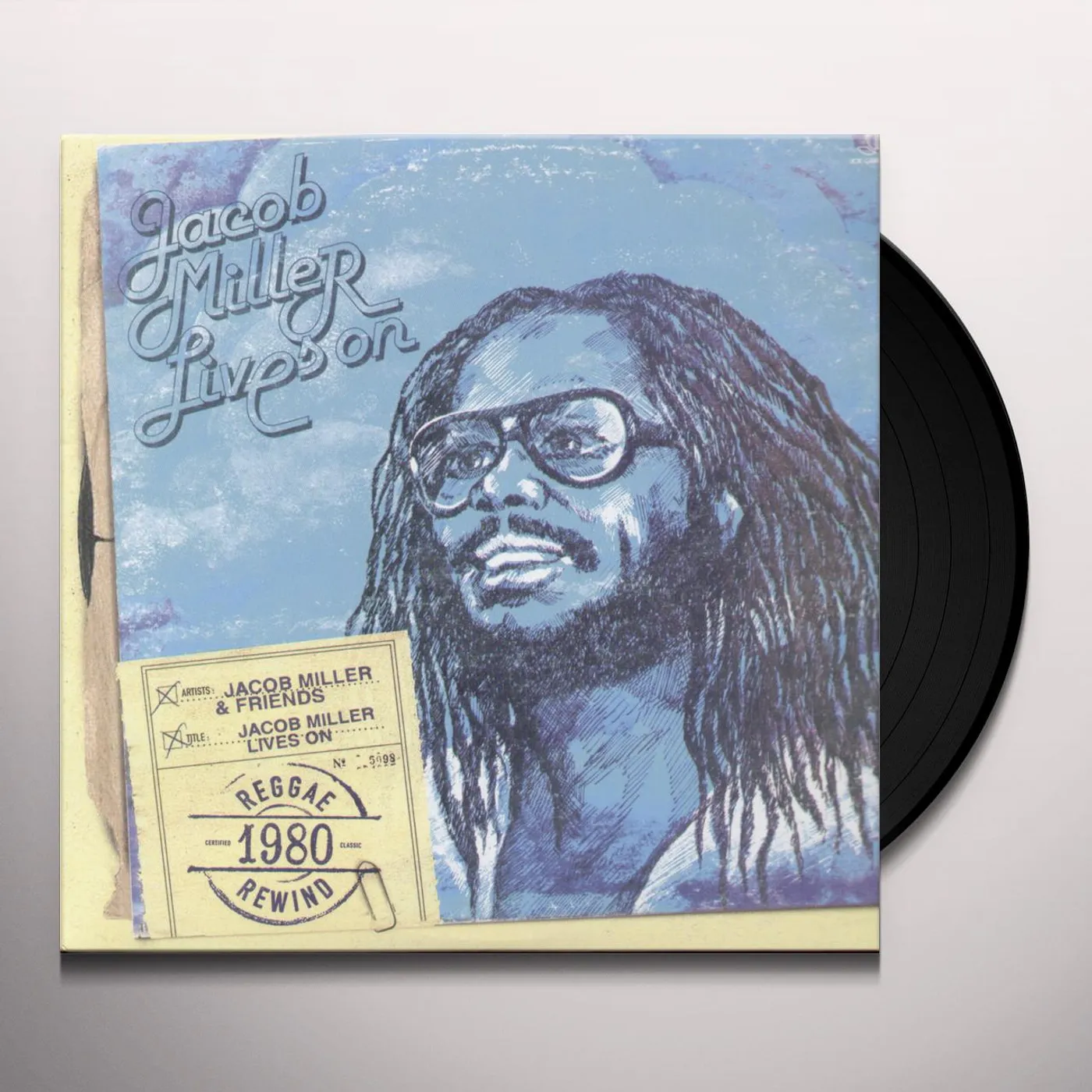 Jacob Miller LIVES ON Vinyl Record