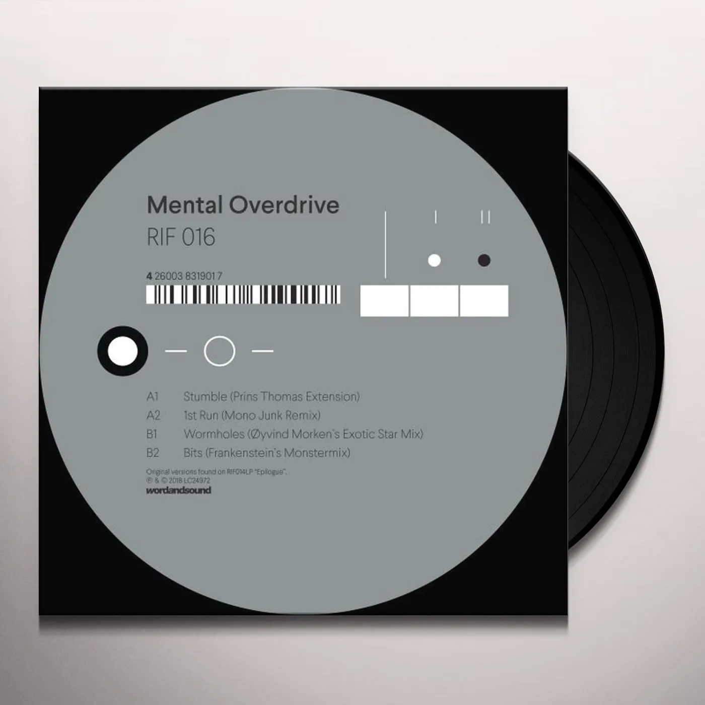 Mental Overdrive EPILOGUE: REMIXES PART 2 Vinyl Record