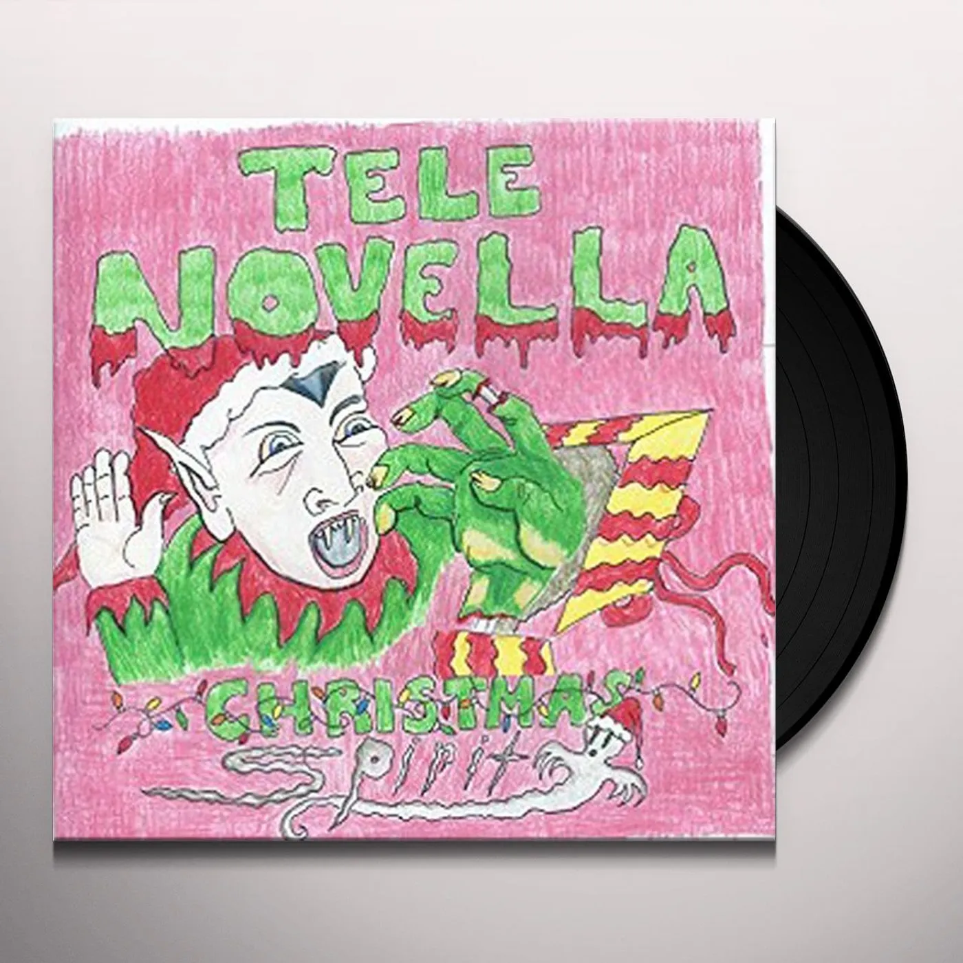 Tele Novella CHRISTMAS SPIRIT/PURPLE SNOWFLAKES Vinyl Record