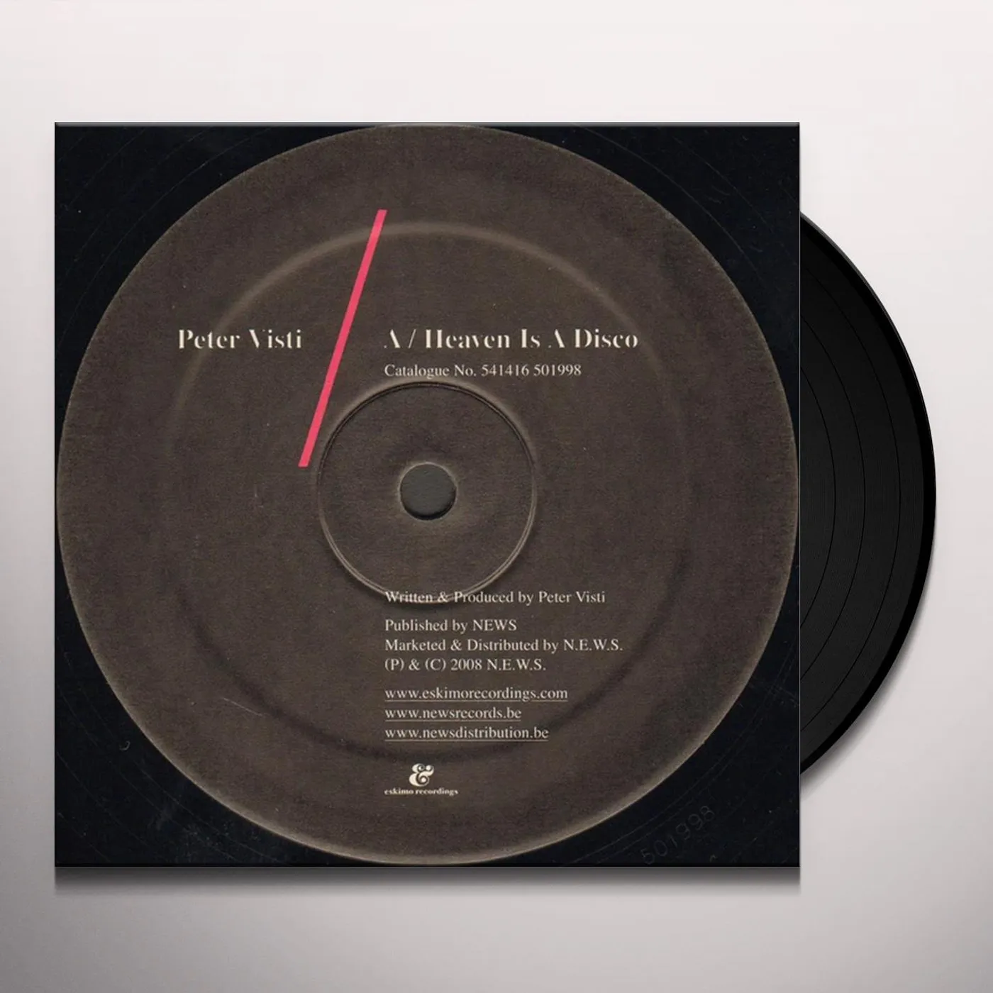 Peter Visti HEAVEN IS A DISCO Vinyl Record