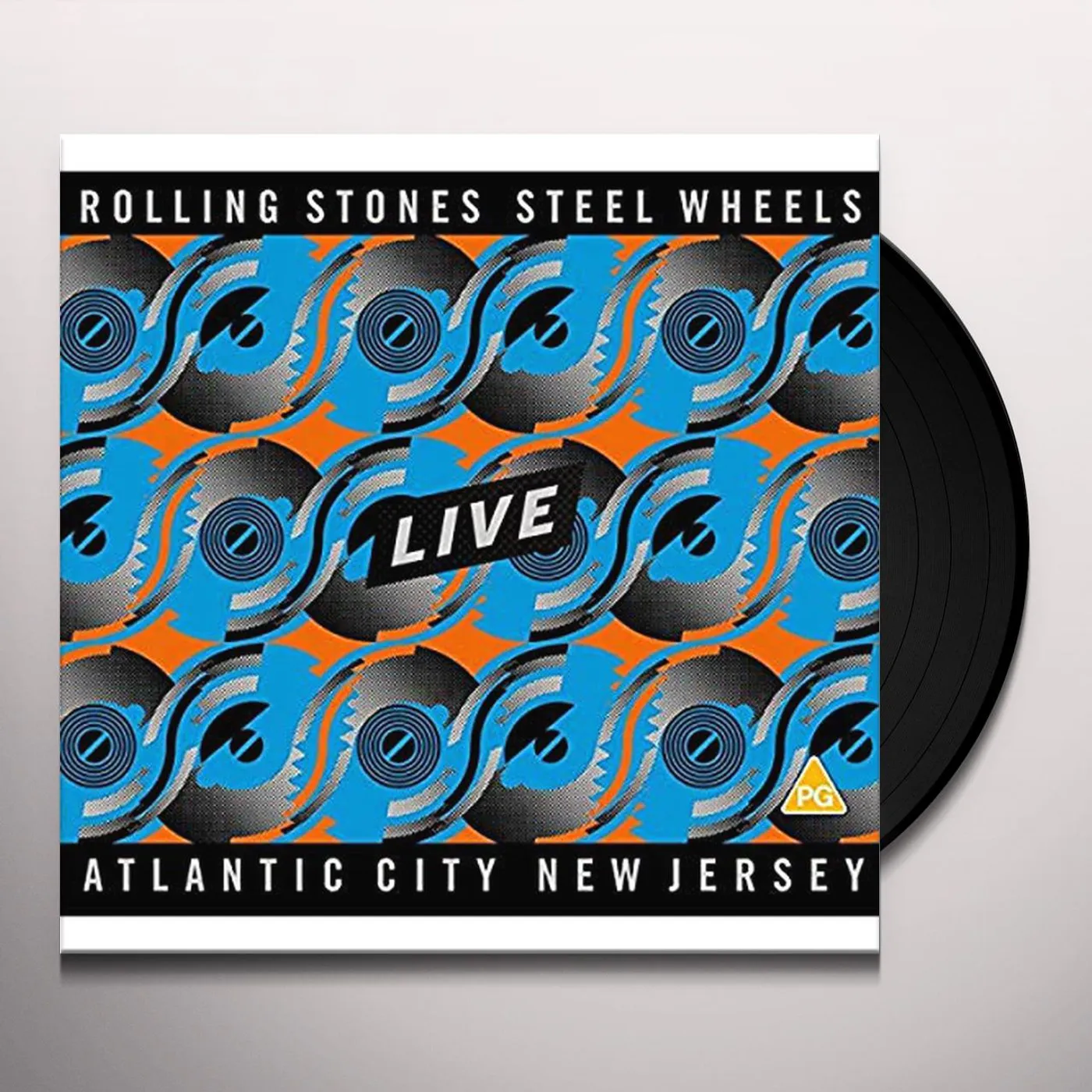 The Rolling Stones STEEL WHEELS LIVE: ATLANTIC CITY NEW JERSEY Vinyl Record