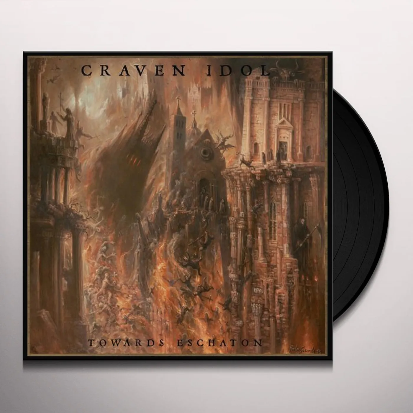 Craven Idol TOWARDS ESCHATON Vinyl Record