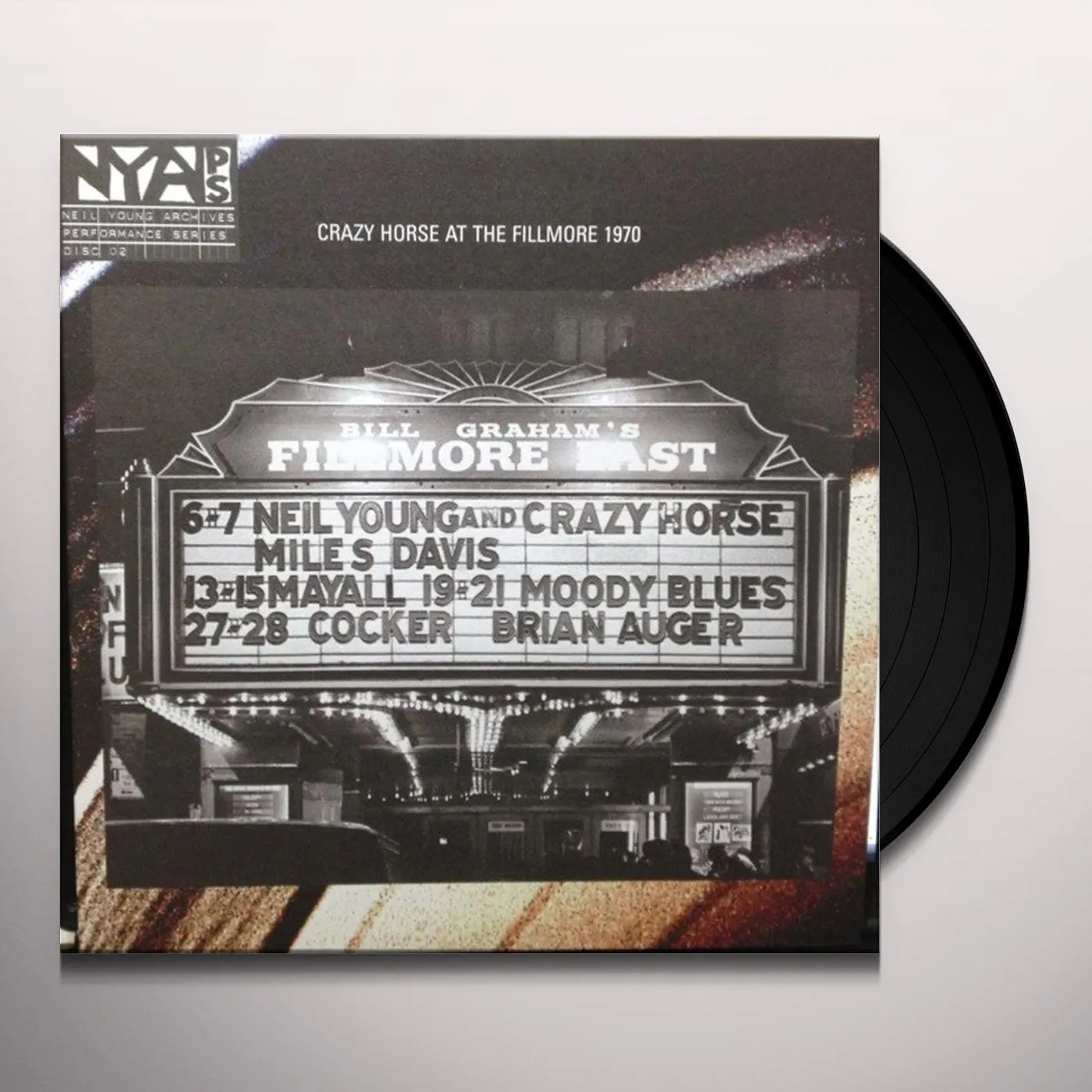 Neil Young & Crazy Horse LIVE AT THE FILLMORE EAST Vinyl Record