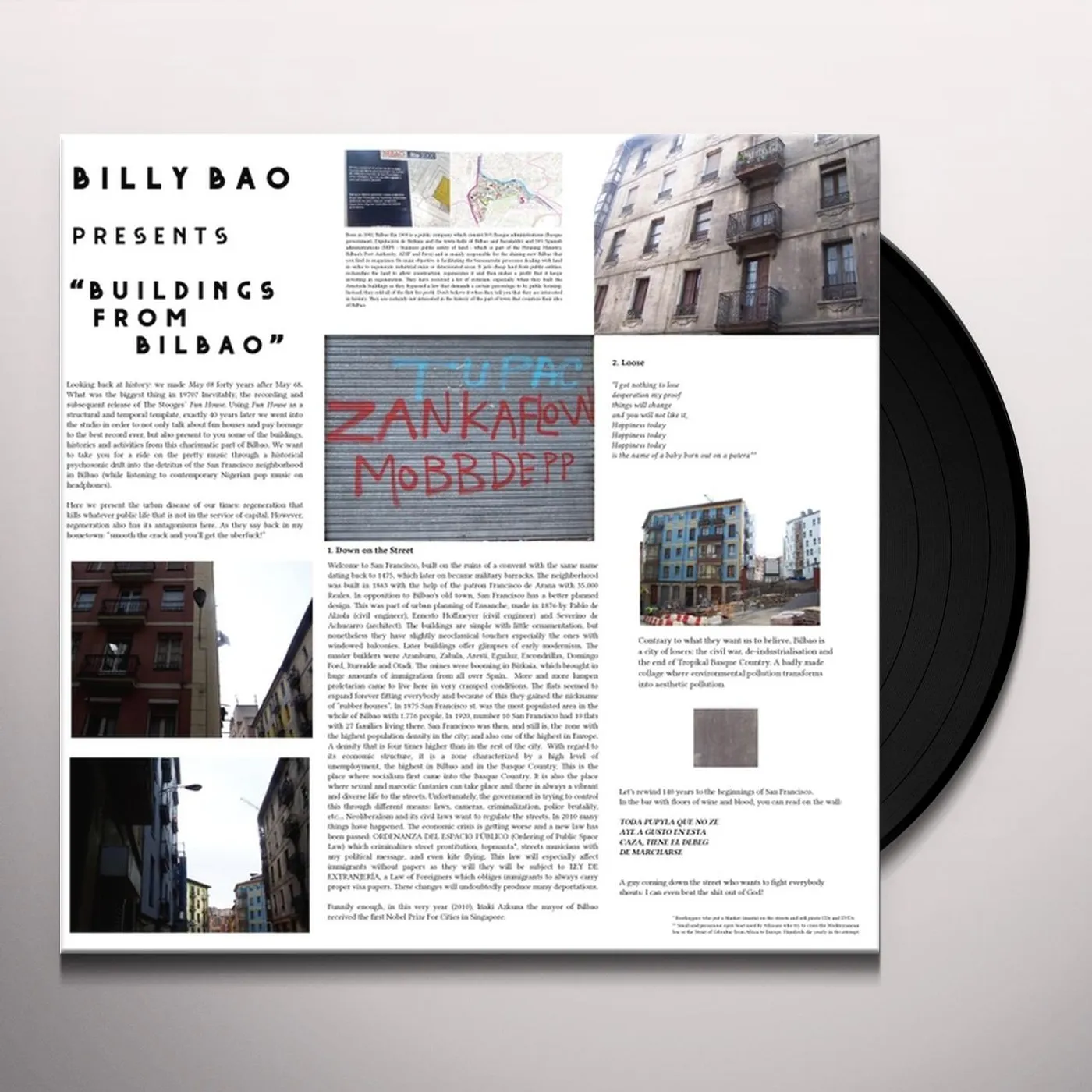 Billy Bao BUILDINGS FROM BILBAO Vinyl Record