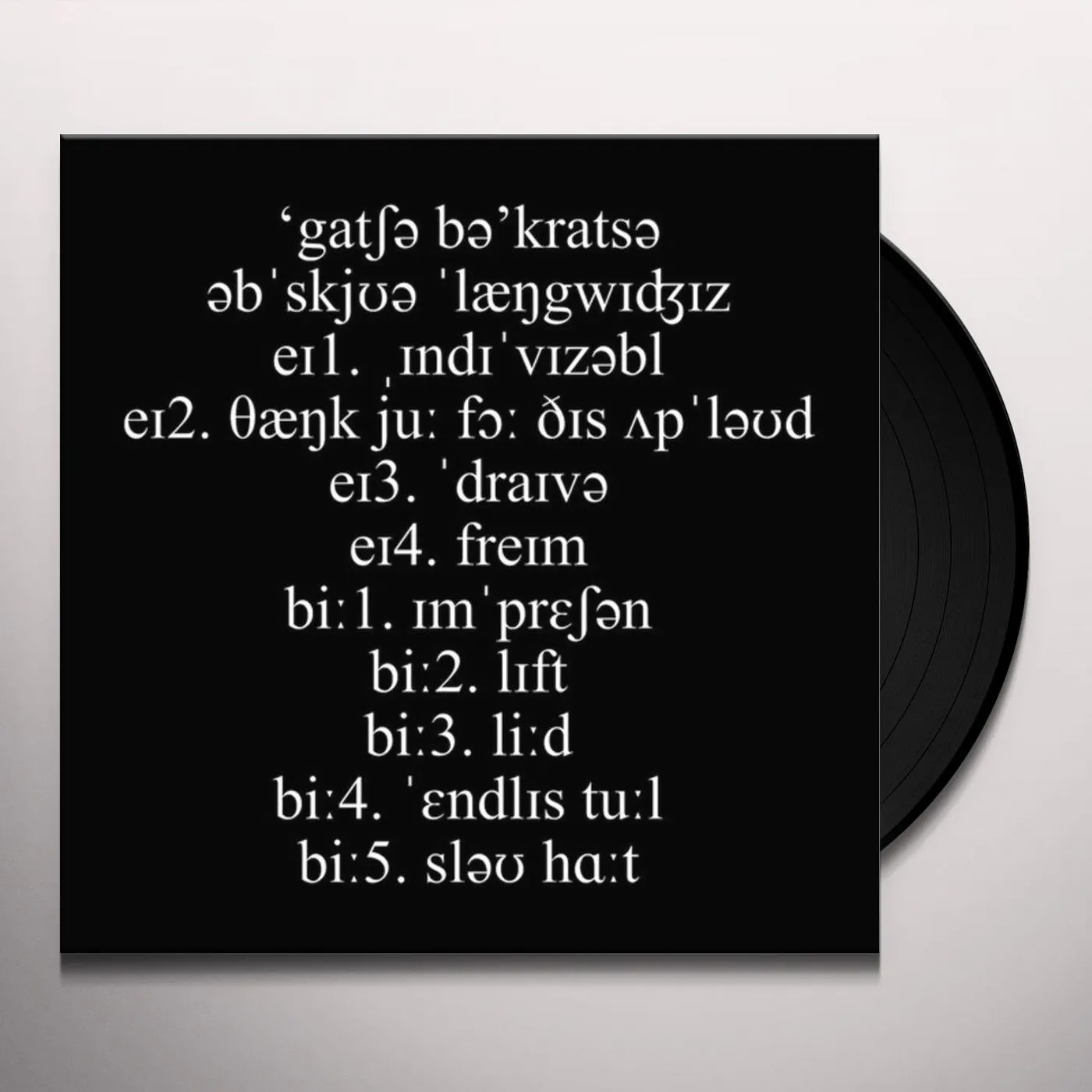 Gacha Bakradze Obscure Languages Vinyl Record
