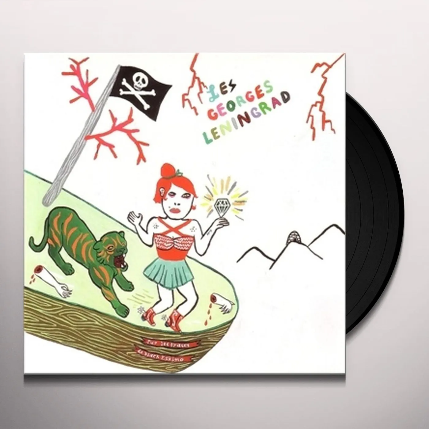 Les Georges Leningrad SUR LES TRACES DE BLACK ESKIMO Vinyl Record - UK Release