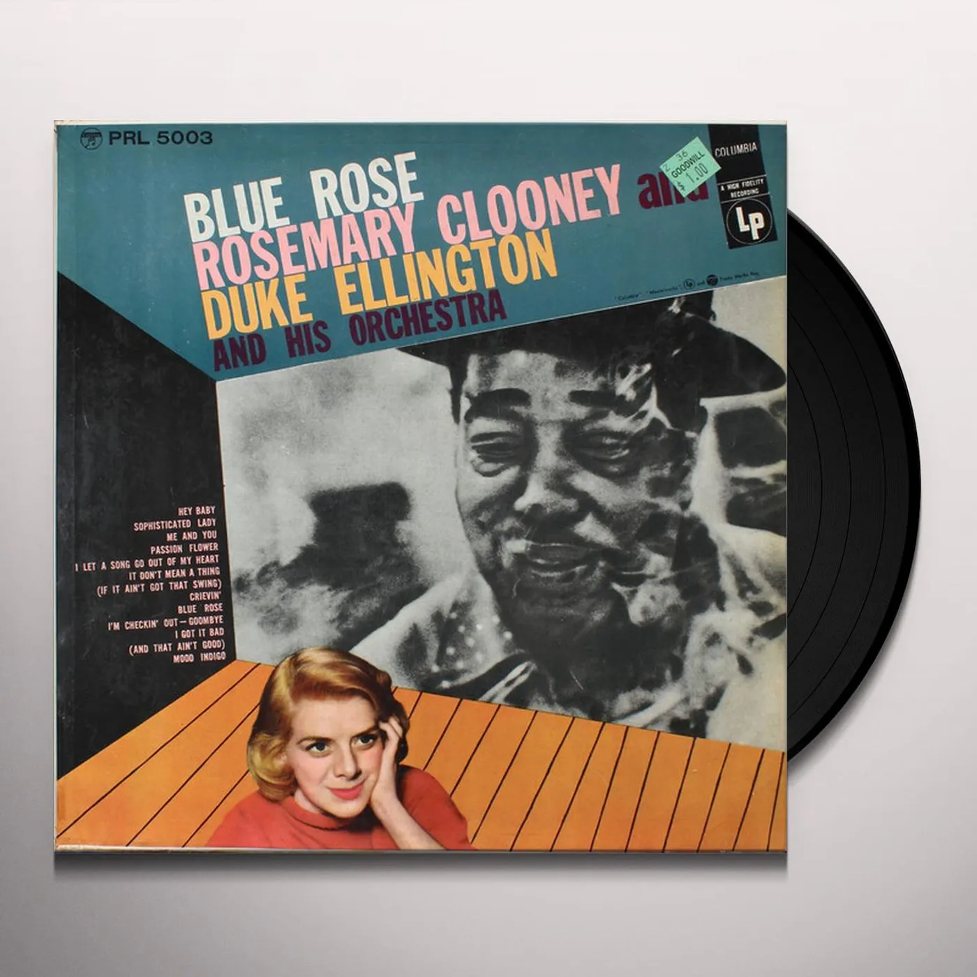 Rosemary Clooney / Duke Ellington Blue Rose Vinyl Record
