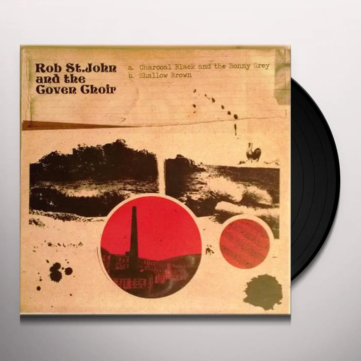 Rob St. John CHARCOAL BLACK & THE BONNY GREY/SHALLOW BROWN Vinyl Record