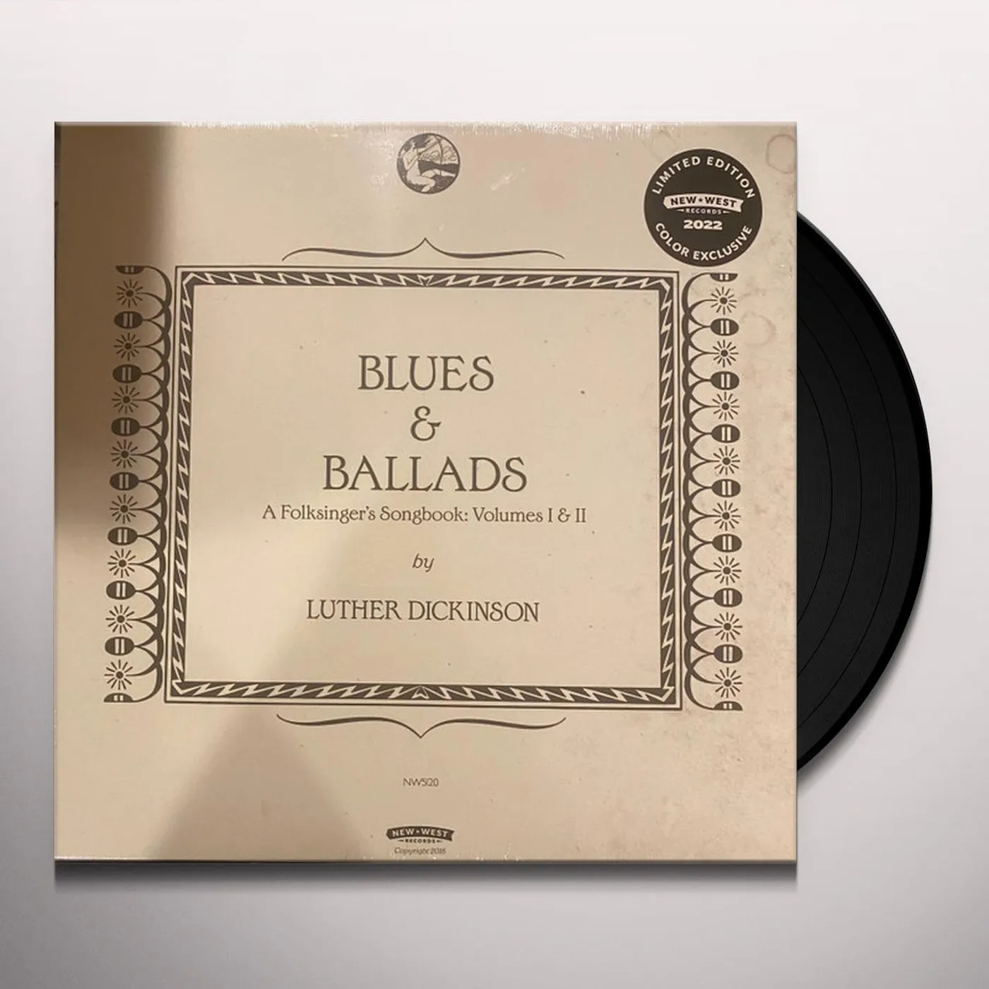 Luther Dickinson BLUES & BALLADS (A FOLKSINGER'S SONGBOOK) I & II Vinyl Record