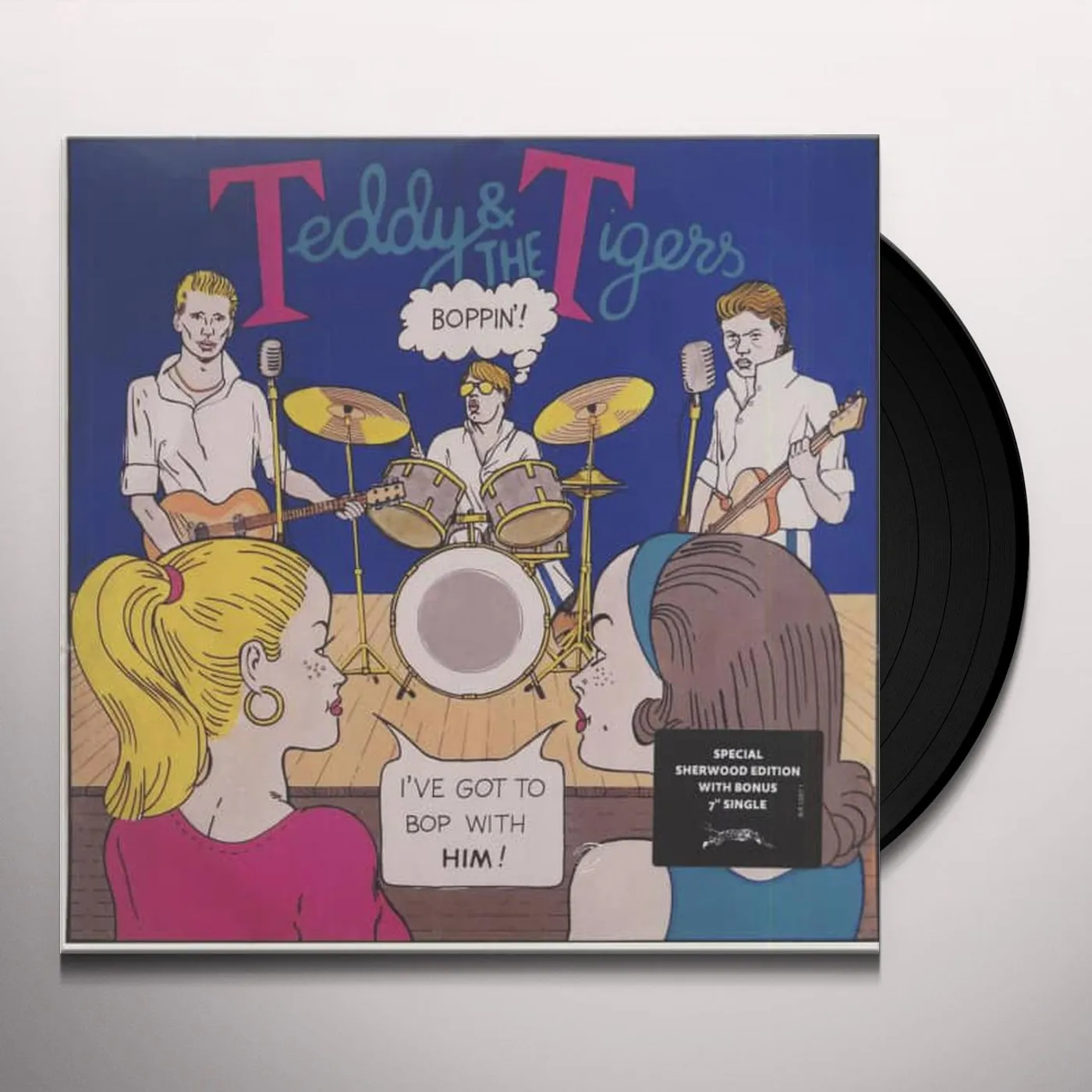 Teddy & The Tigers BOPPIN Vinyl Record