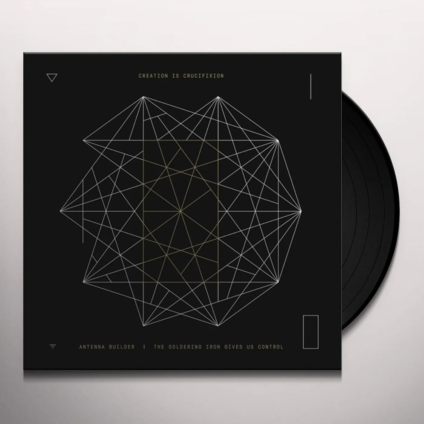 Creation is Crucifixion ANTENNA BUILDER + RERECORDED SPLITS / LIVE IN GENE Vinyl Record