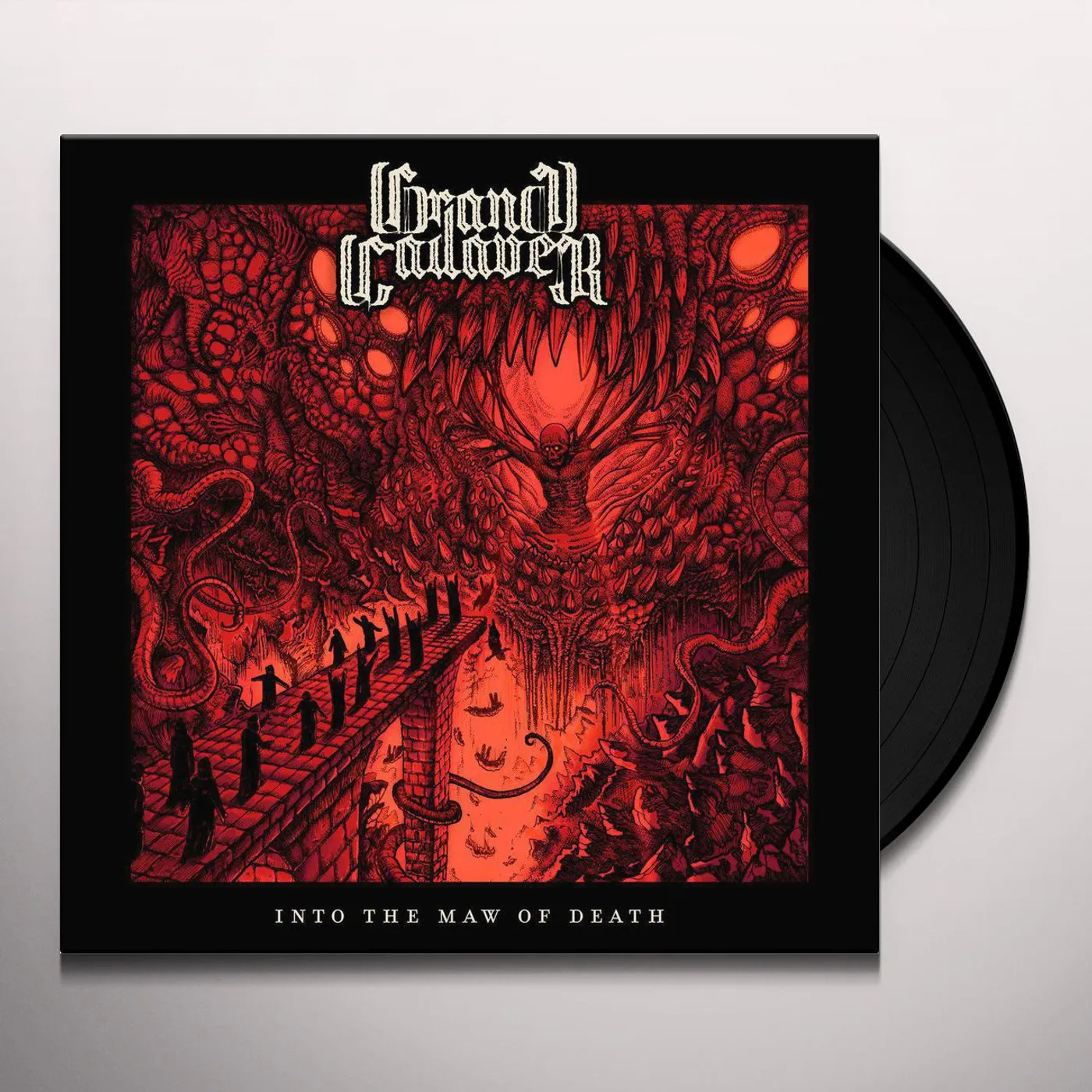 Grand Cadaver INTO THE MAW OF DEATH (SMOKEY GREY VINYL) Vinyl Record