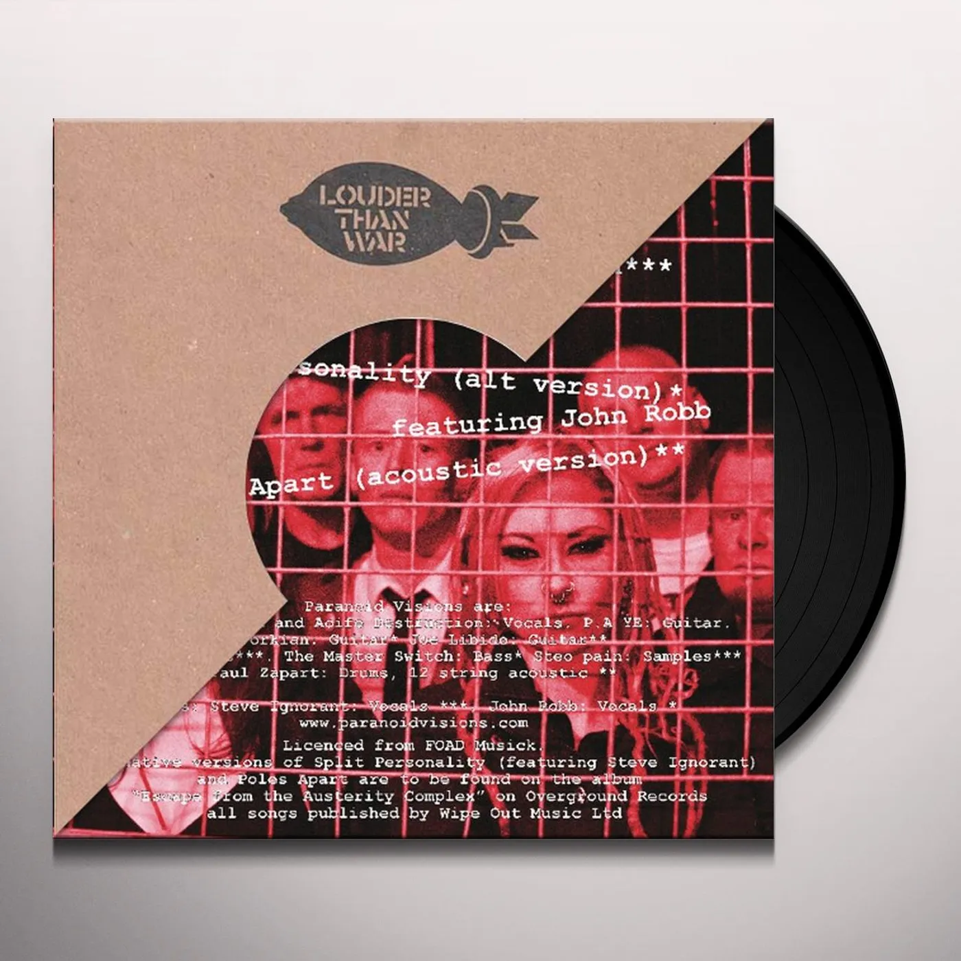 Paranoid Visions ROCK & ROLL REVOLUTION Vinyl Record