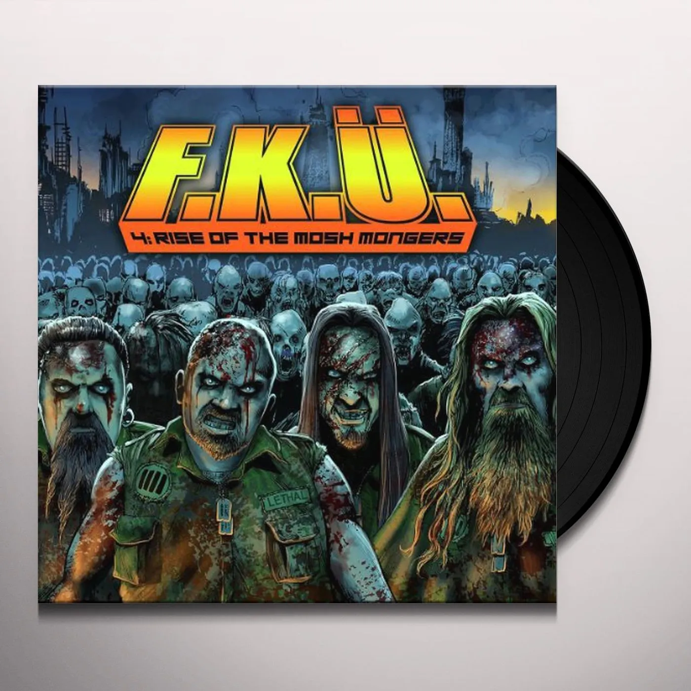 F.K.Ü. RISE OF THE MOSH MONGERS Vinyl Record