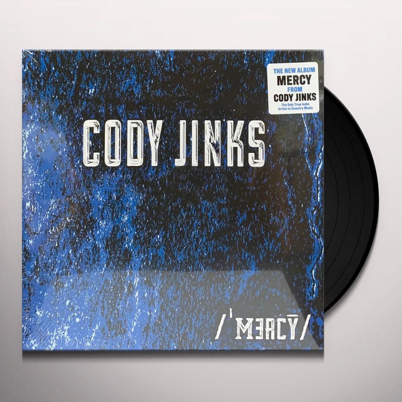Cody Jinks MERCY (TRANSLCUENT BLUE W/ BLACK SWIRL VINYL) Vinyl Record
