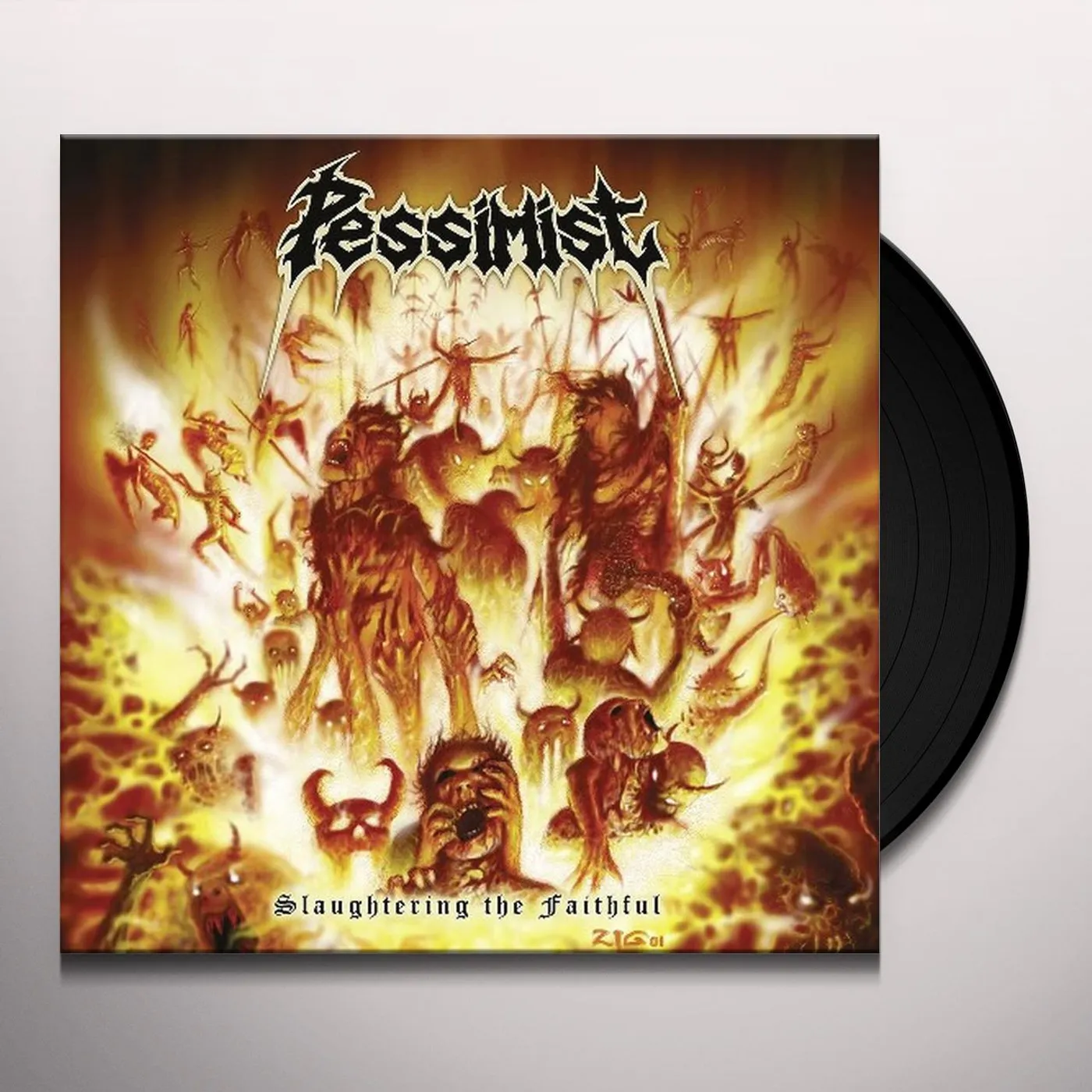 Pessimist Slaughtering The Faithful Vinyl Record