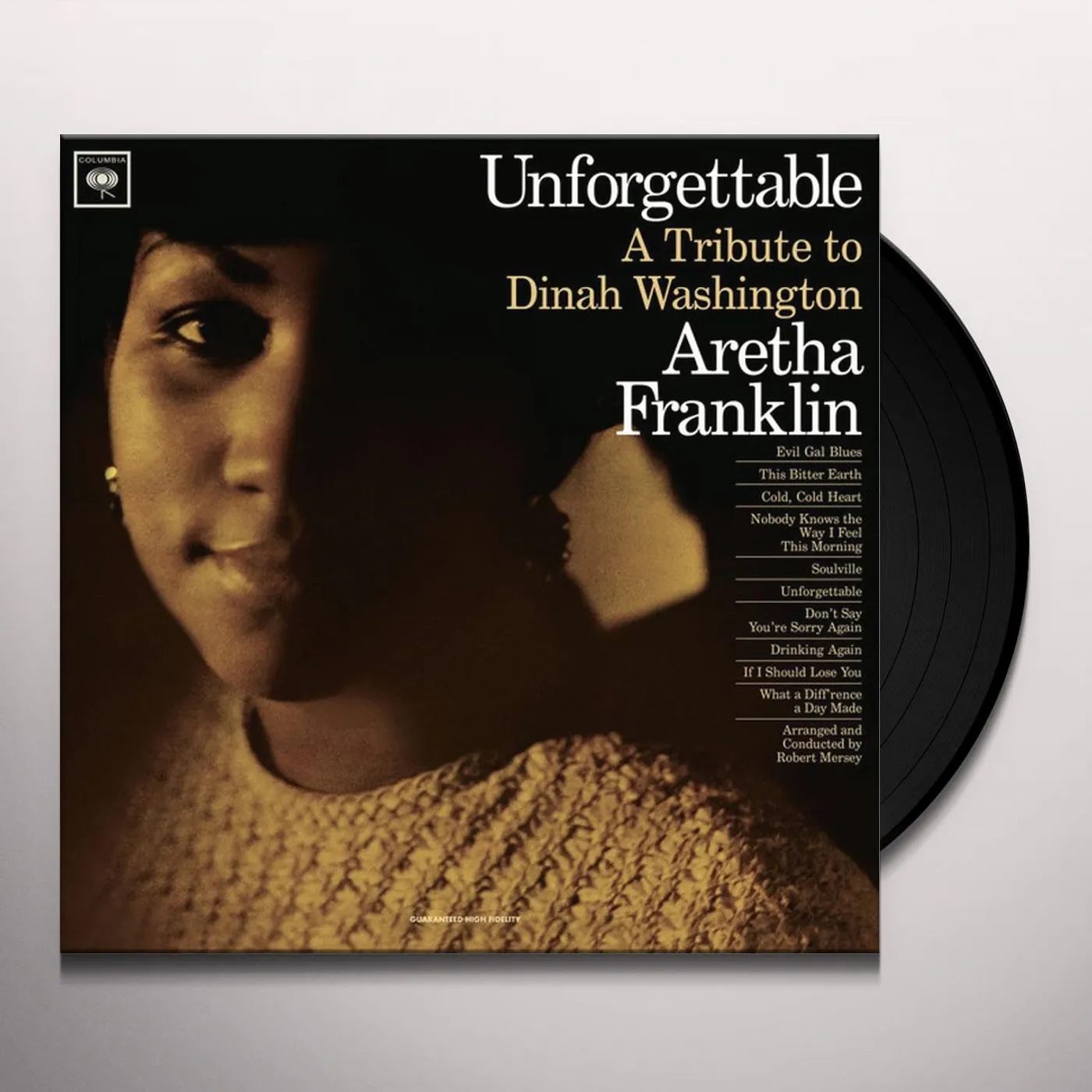 Aretha Franklin UNFORGETTABLE: A TRIBUTE TO DINAH WASHINGTON Vinyl Record