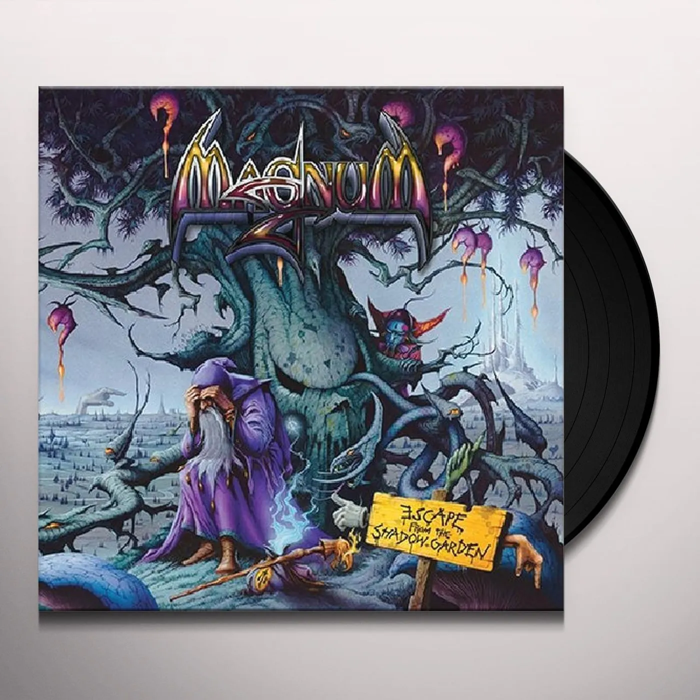 Magnum ESCAPE FROM THE SHADOW GARDEN Vinyl Record - w/CD