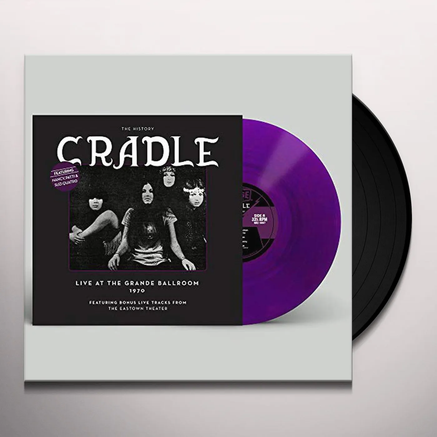 The Cradle HISTORY: LIVE AT THE GRANDE BALLROOM 1970 Vinyl Record