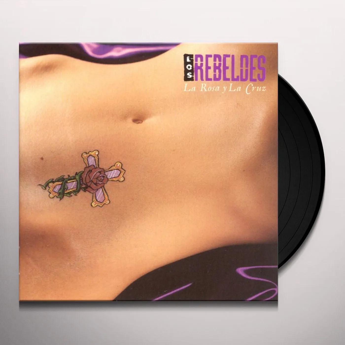 Los Rebeldes LA ROSA Y LA CRUZ Vinyl Record