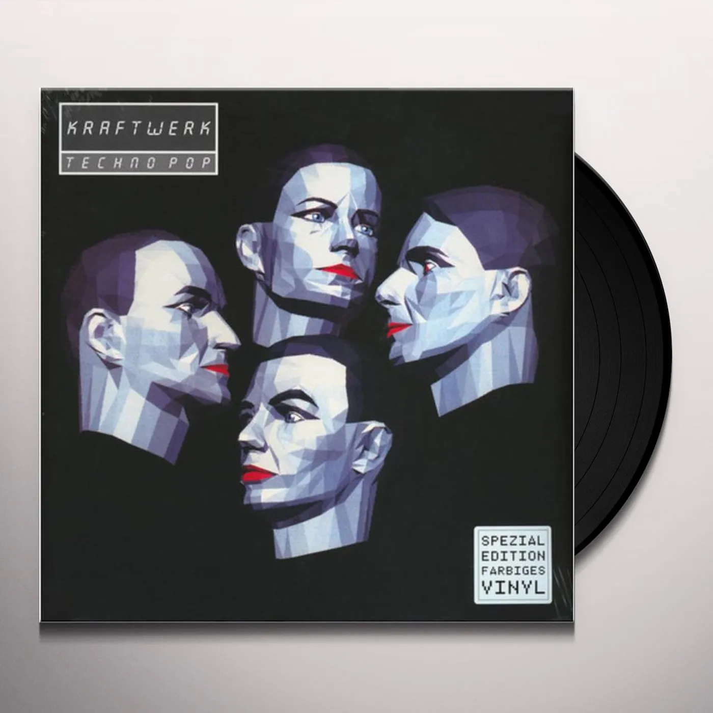Kraftwerk TECHNO POP (GERMAN VERSION) Vinyl Record