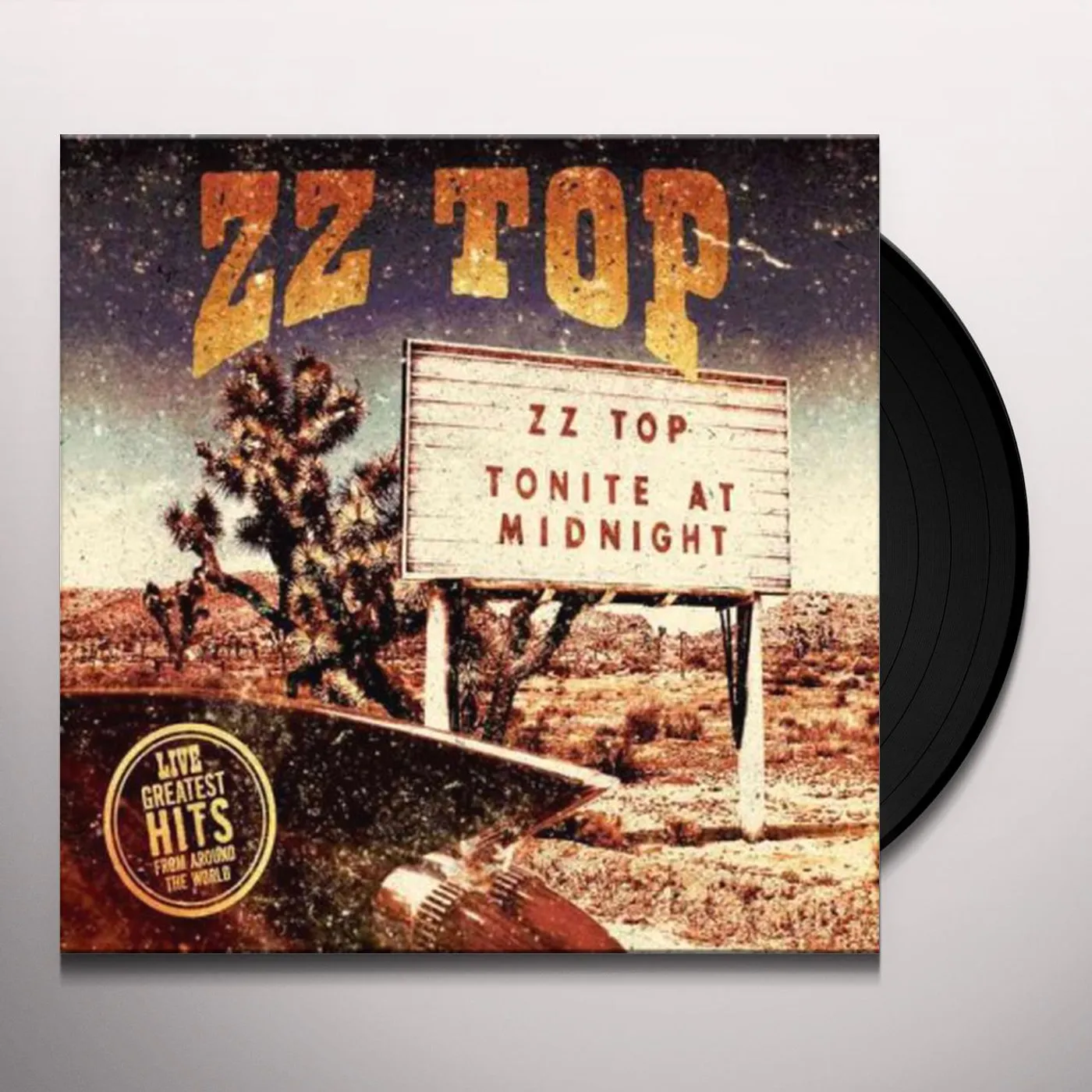 ZZ Top LIVE: GREATEST HITS FROM AROUND THE WORLD Vinyl Record