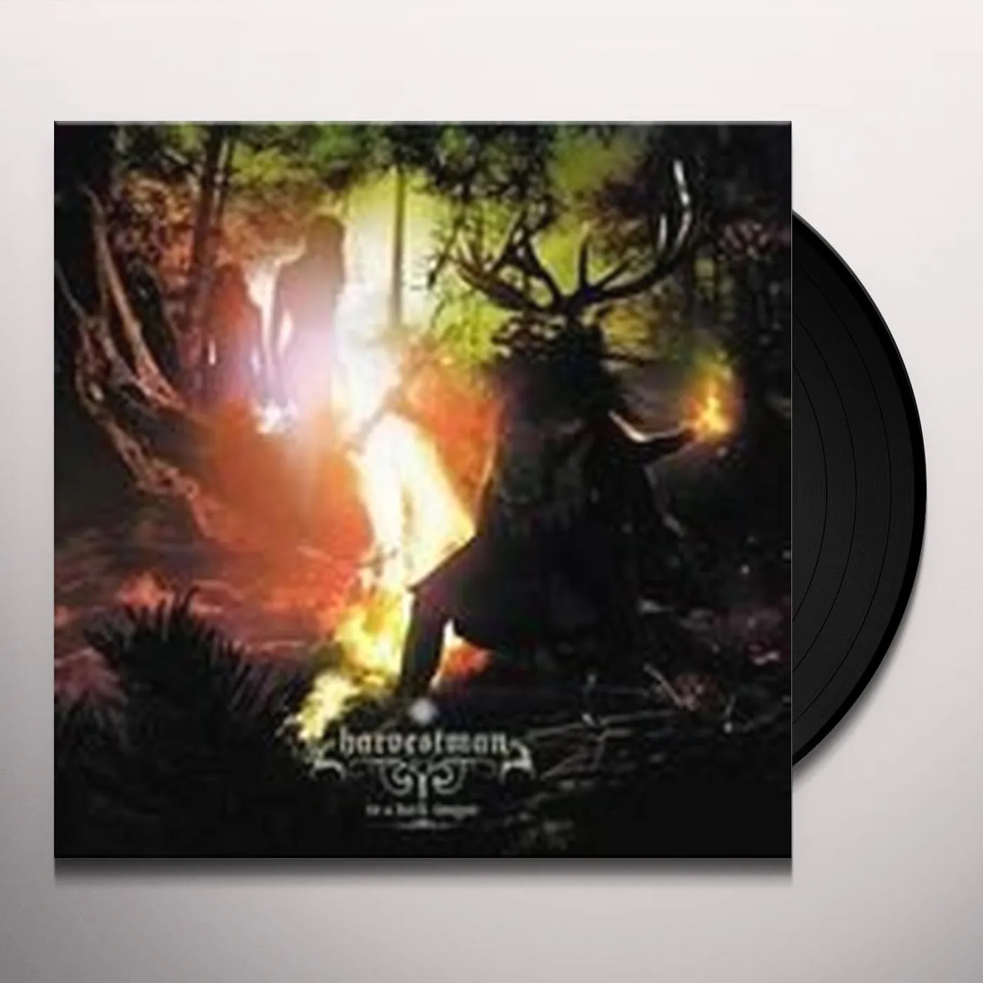 Harvestman IN A DARK TONGUE Vinyl Record - Portugal Release
