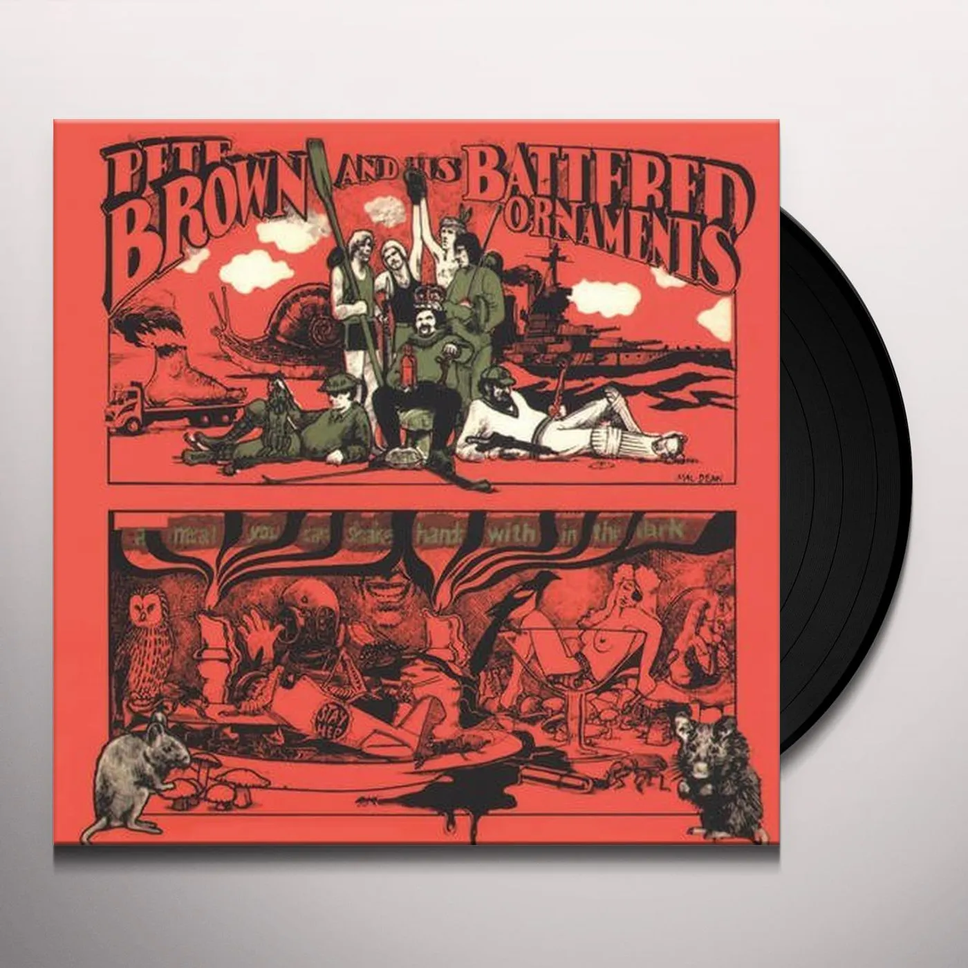 Pete Brown & His Battered Ornaments MEAL YOU CAN SHAKE HANDS WITH IN THE DARK Vinyl Record