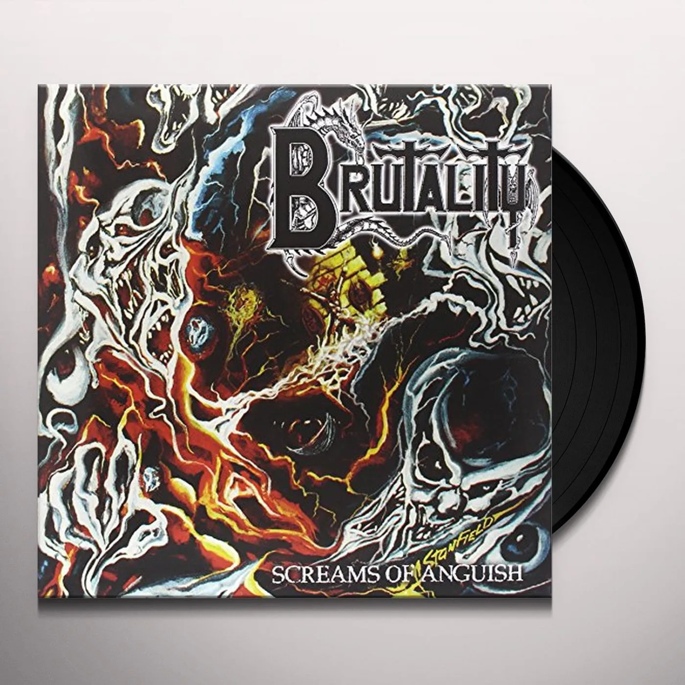 Brutality SCREAMS OF ANGUISH Vinyl Record